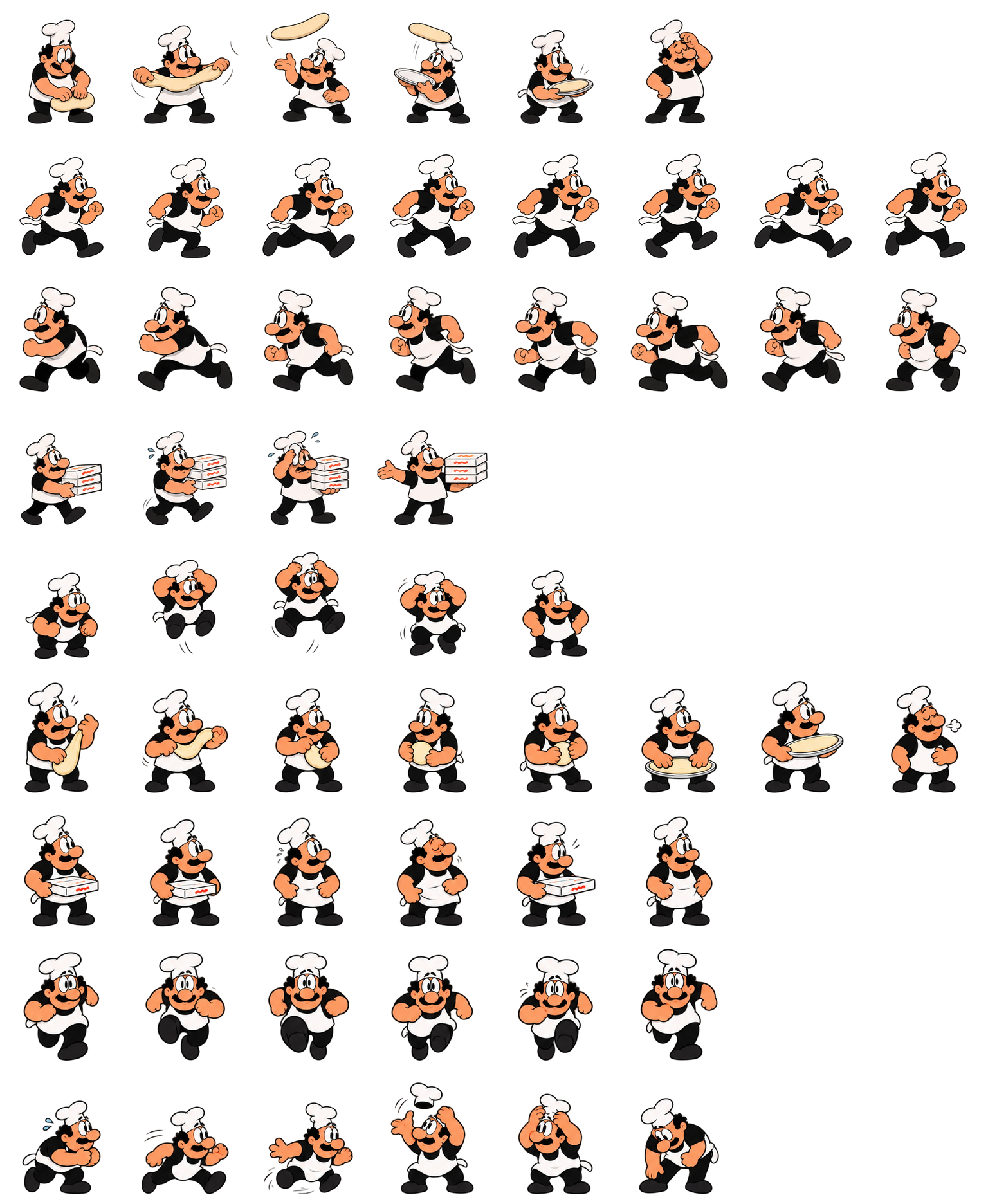 佩皮诺·斯帕盖蒂 Peppino Spaghetti Codex pet original spritesheet