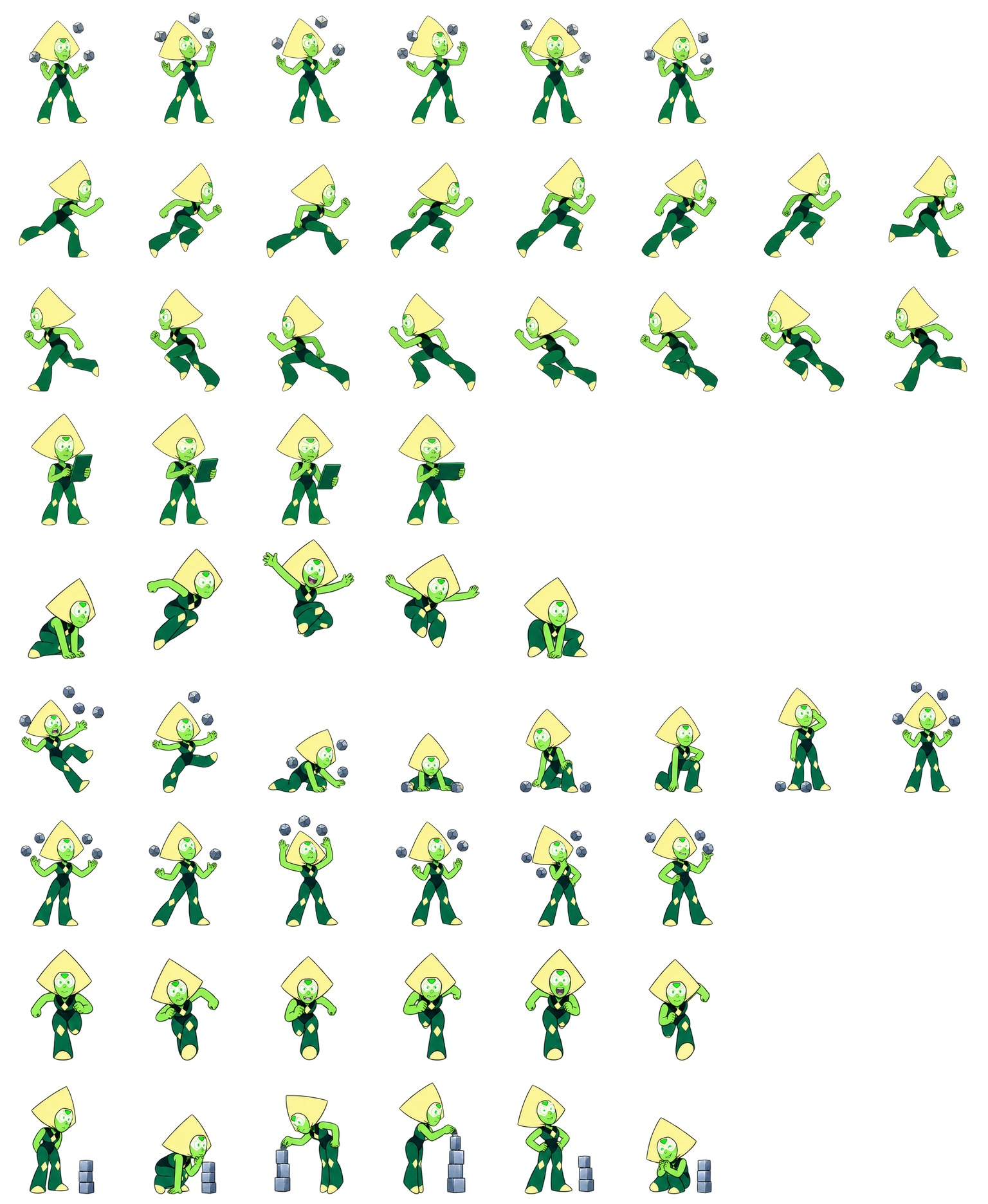 橄榄石 Peridot Codex pet original spritesheet