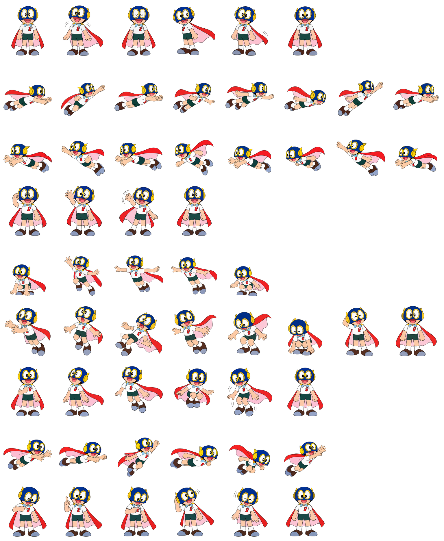 小超人1号 Perman Codex pet original spritesheet