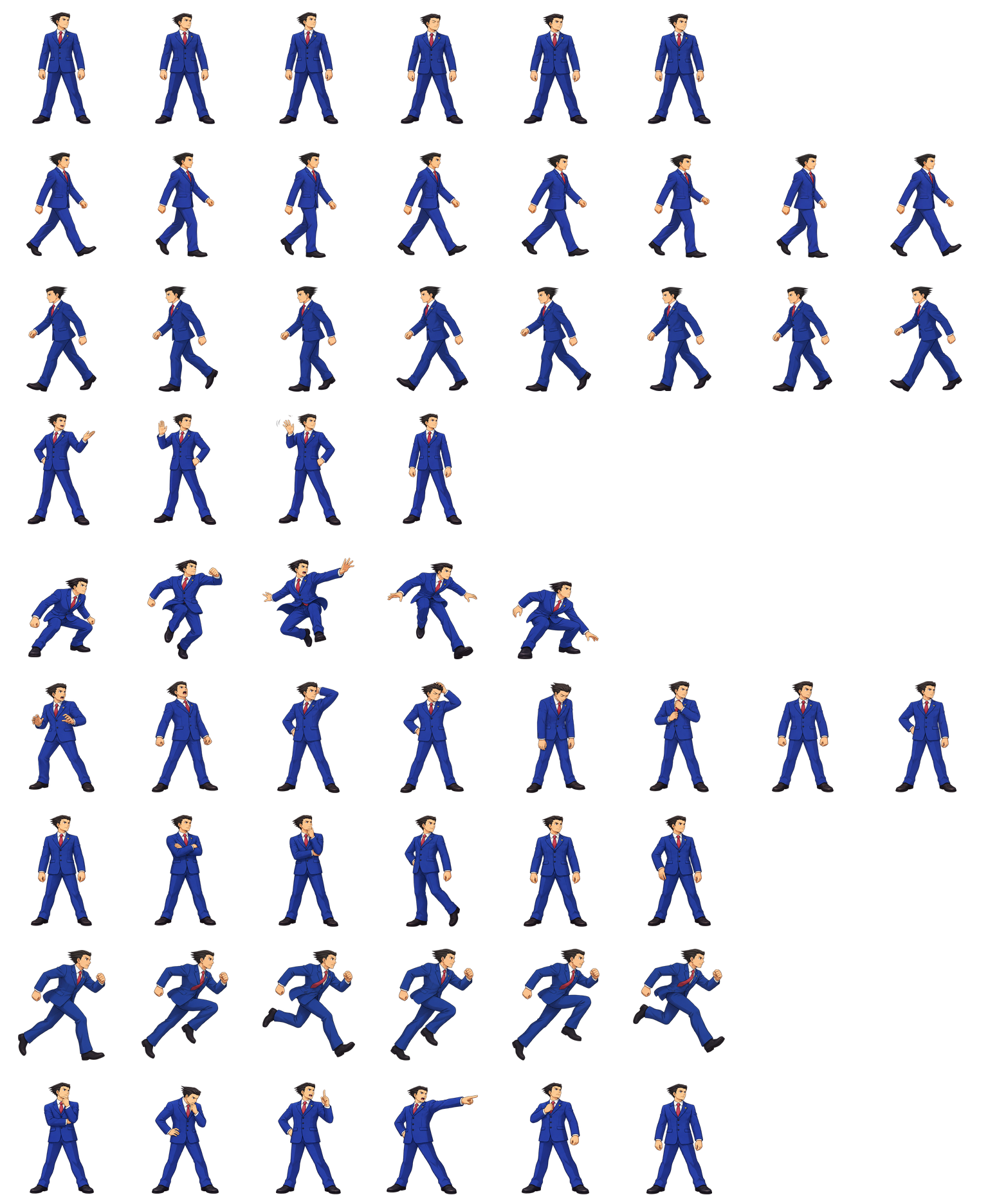 成步堂龙一 Phoenix Wright Codex pet original spritesheet