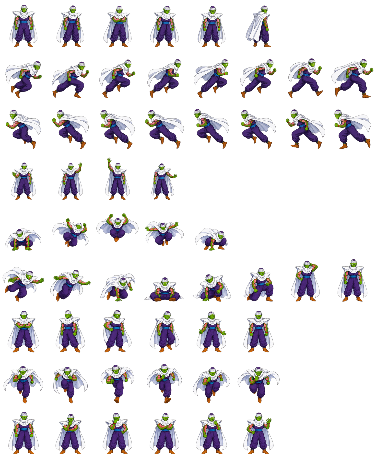 Piccolo — Cozy Fan Art Codex pet original spritesheet
