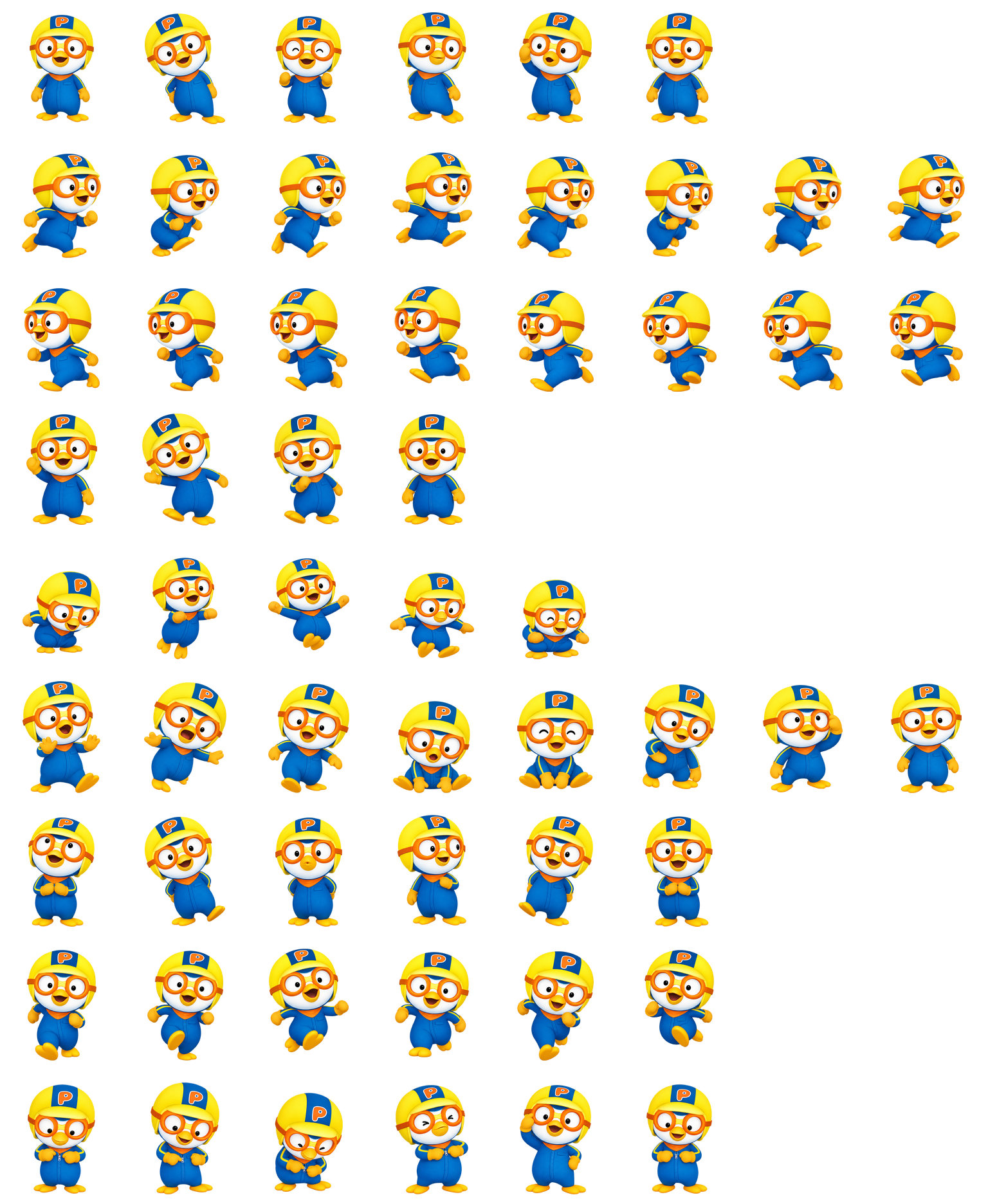 啵乐乐 Pororo Codex pet original spritesheet