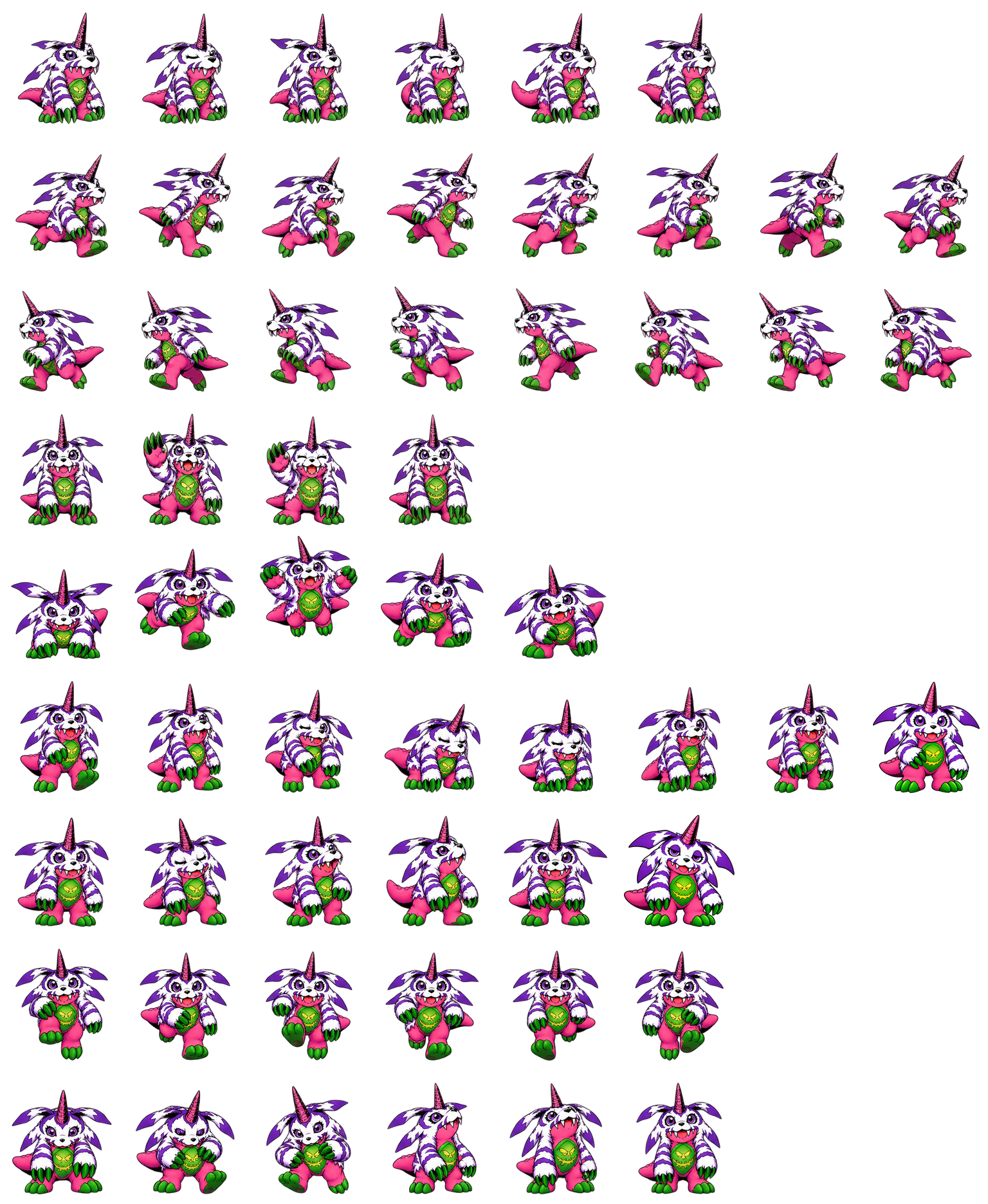 迷幻兽 Psychemon Codex pet original spritesheet