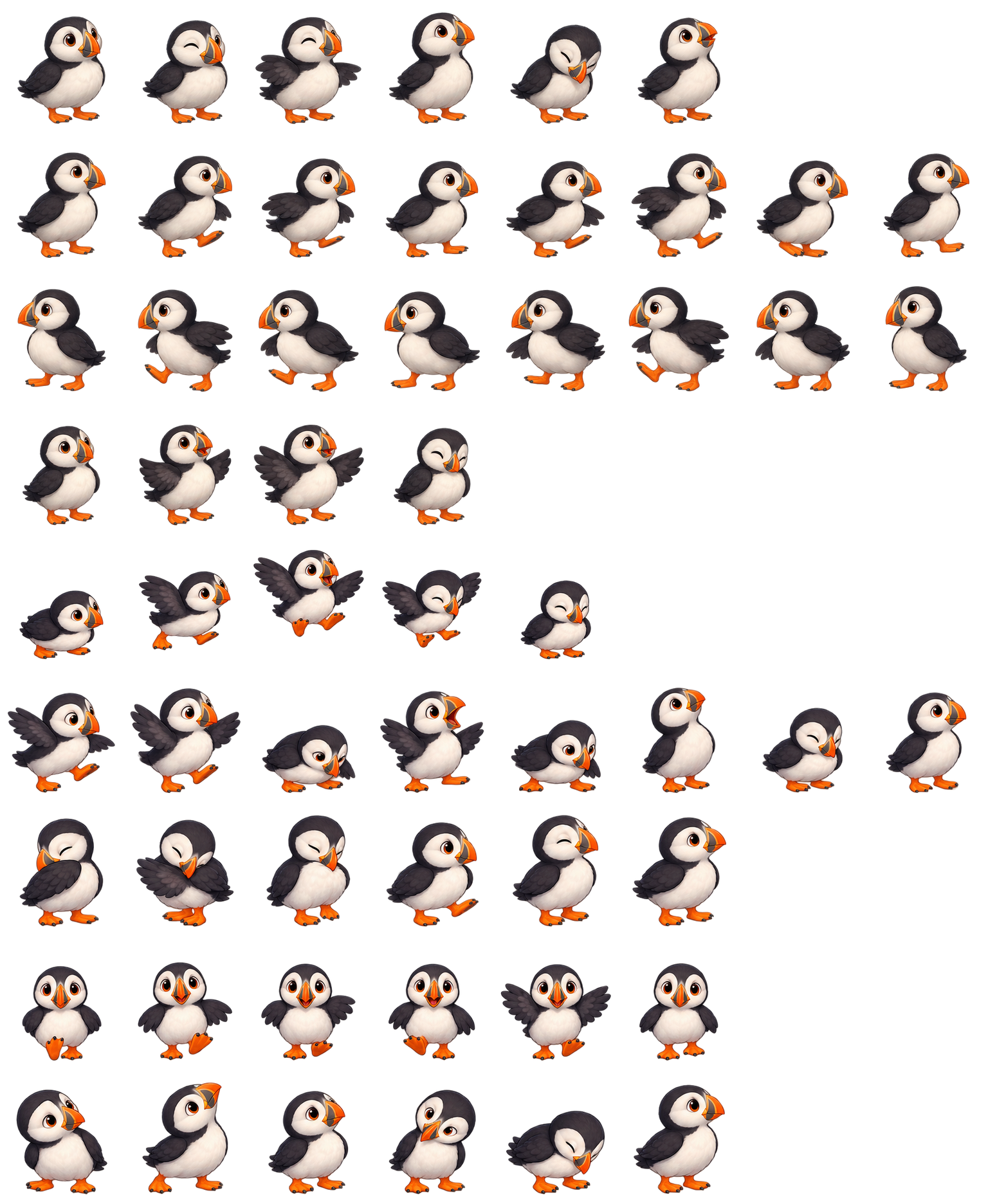 海鹦港湾 Puffin Harbor Codex pet original spritesheet
