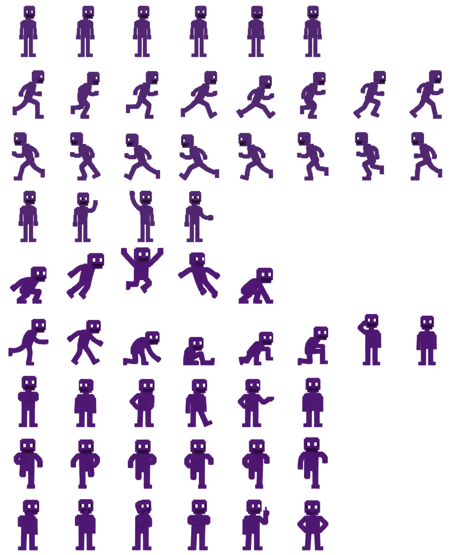 紫衣人 Purple Guy Codex pet original spritesheet