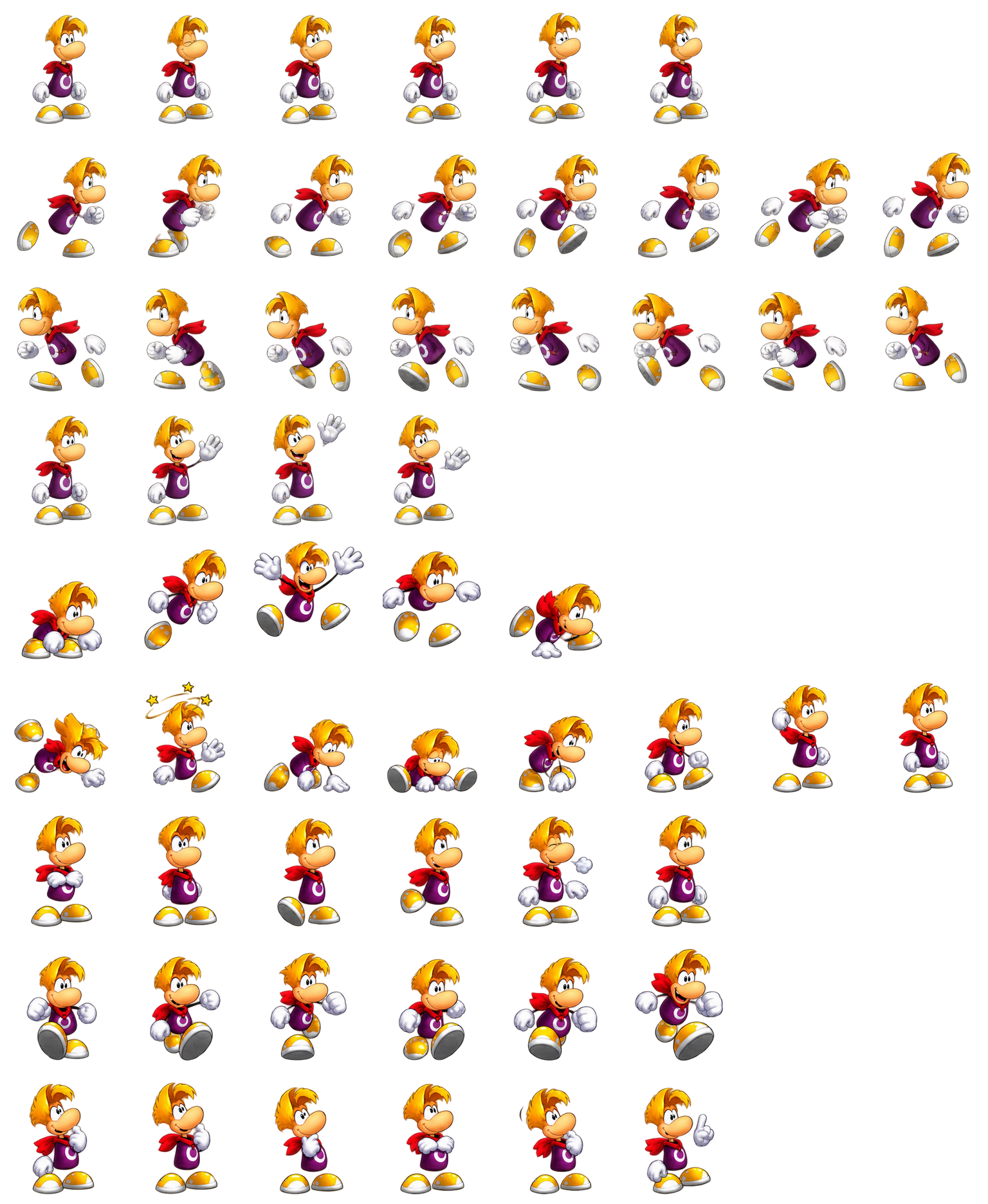 Rayman — Cozy Fan Art Codex pet original spritesheet