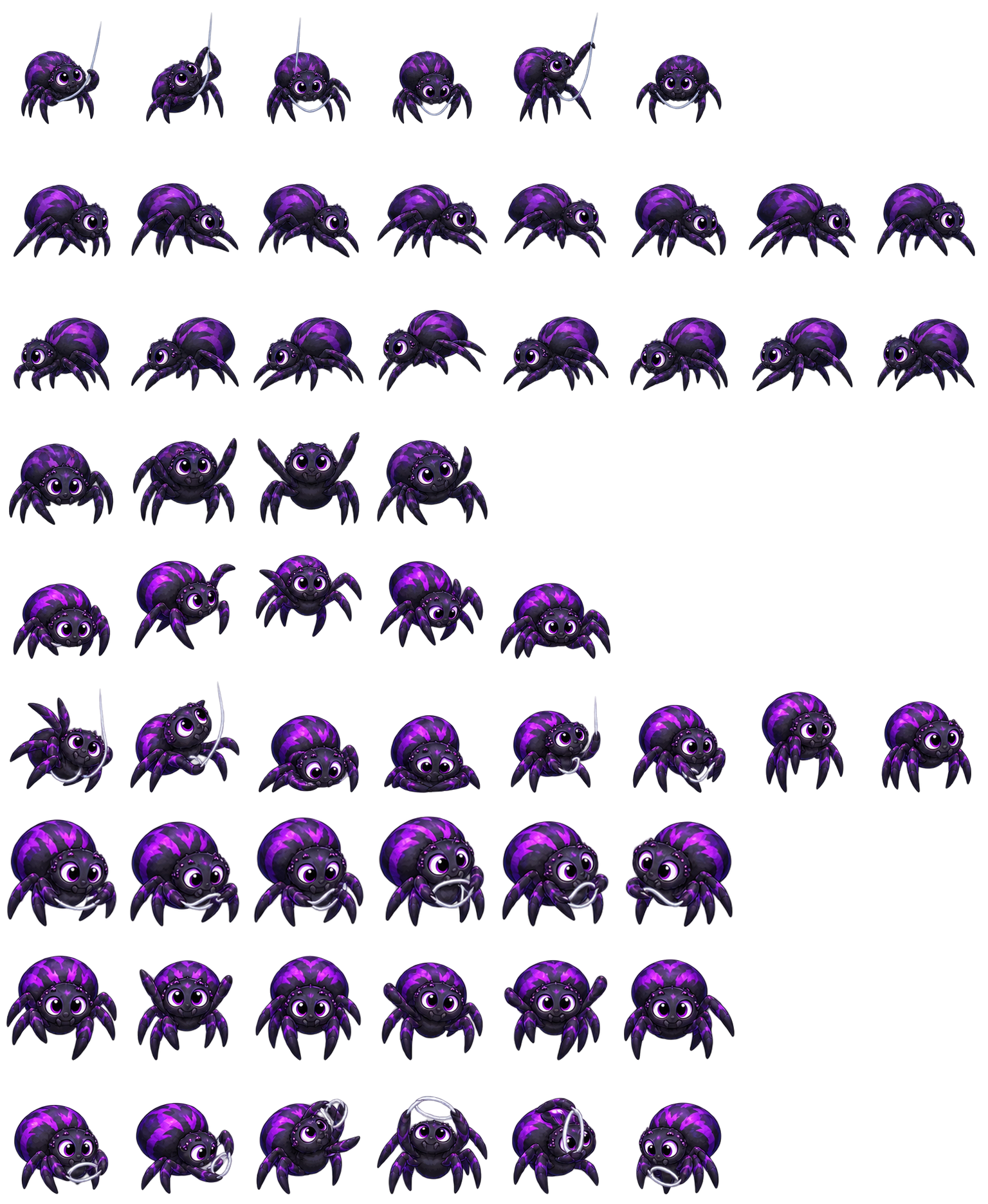 正则蜘蛛 Regex Spider Silk Codex pet original spritesheet