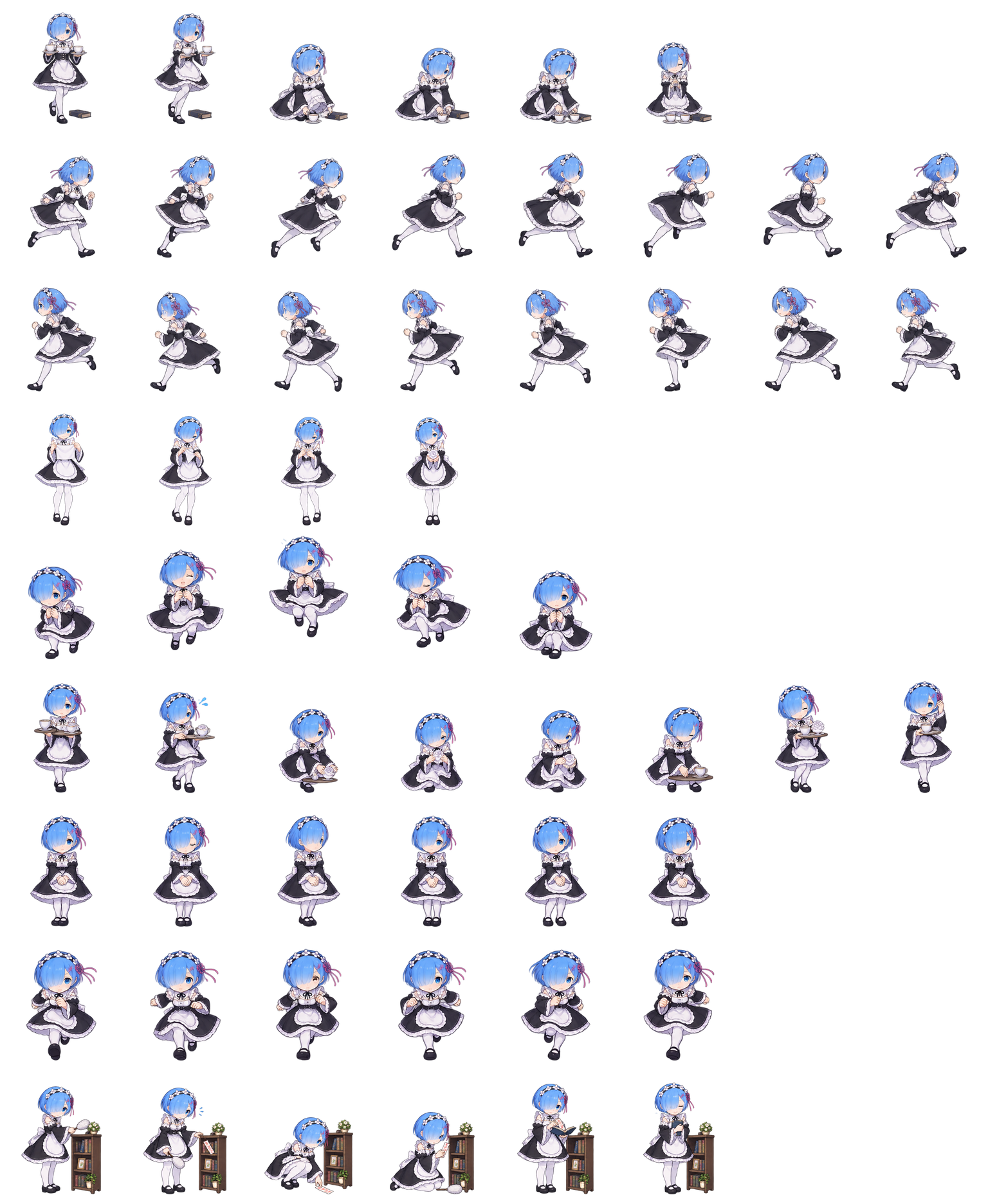 蕾姆 Rem Codex pet original spritesheet