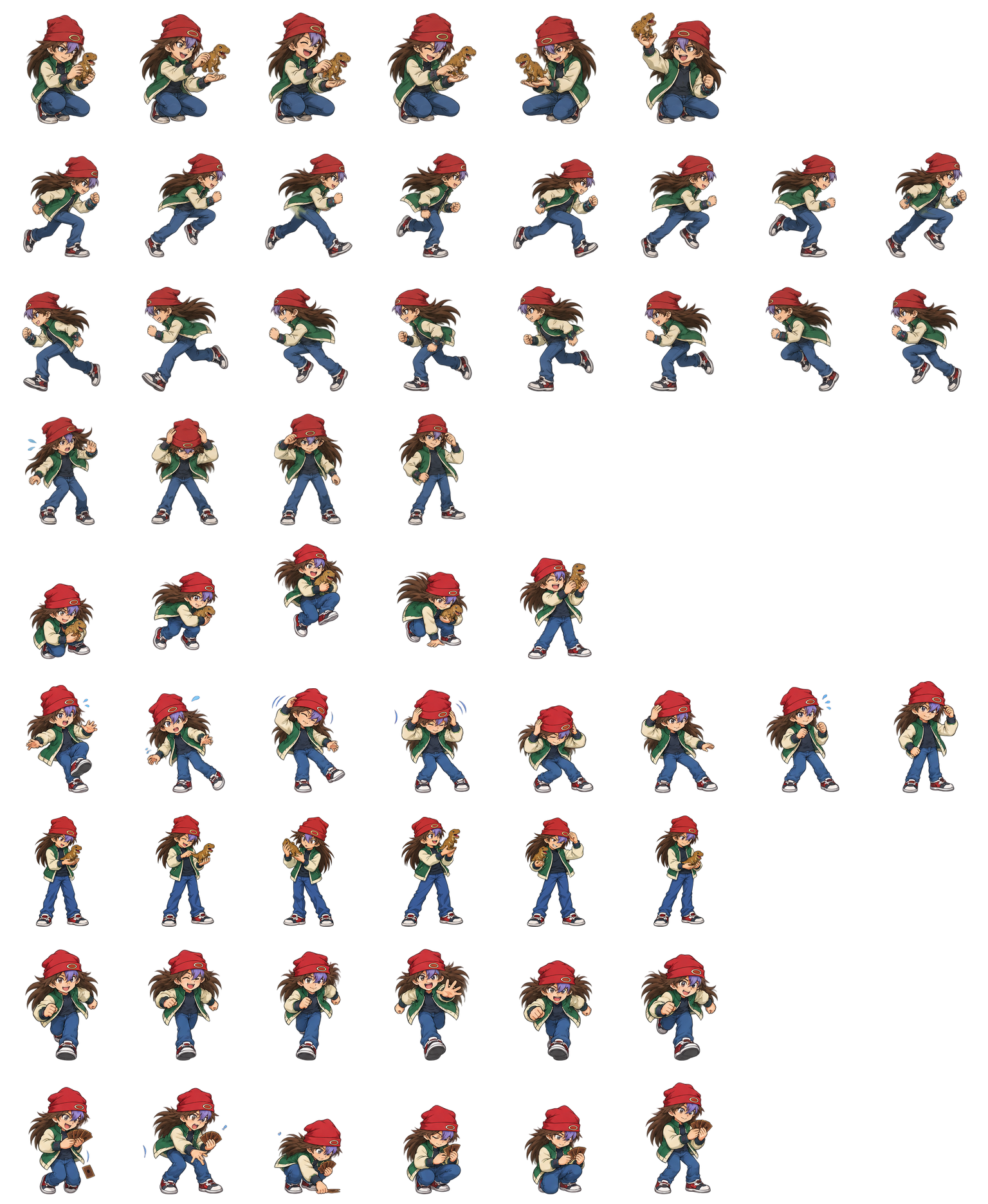 龙崎 Rex Raptor Codex pet original spritesheet