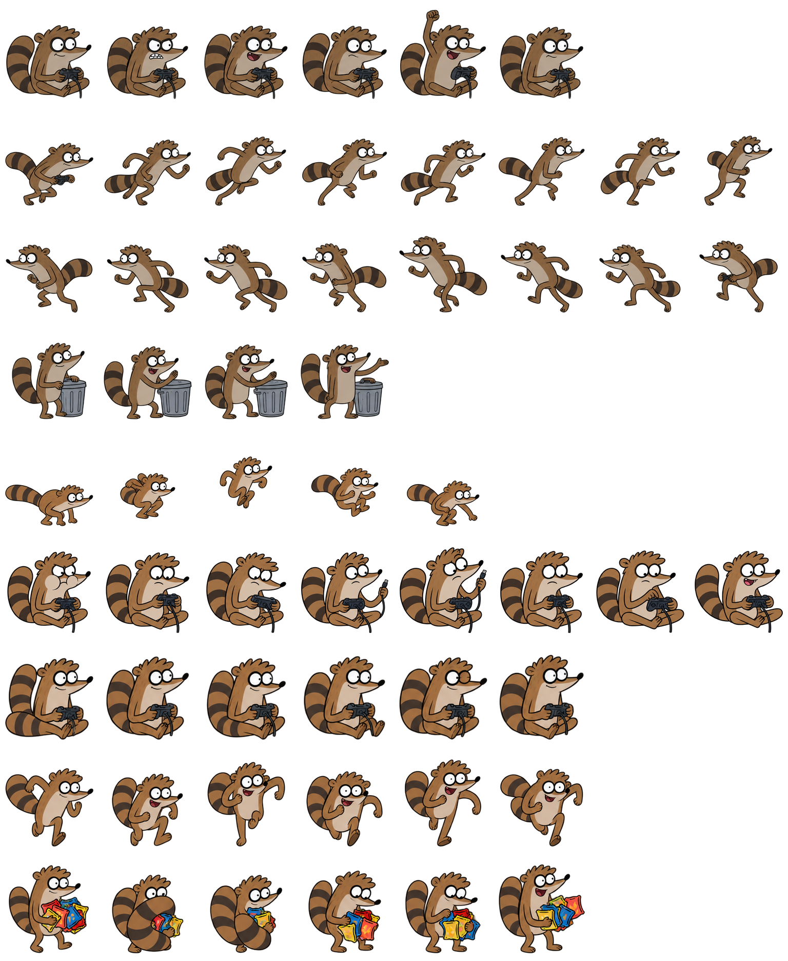瑞格比 Rigby Codex pet original spritesheet