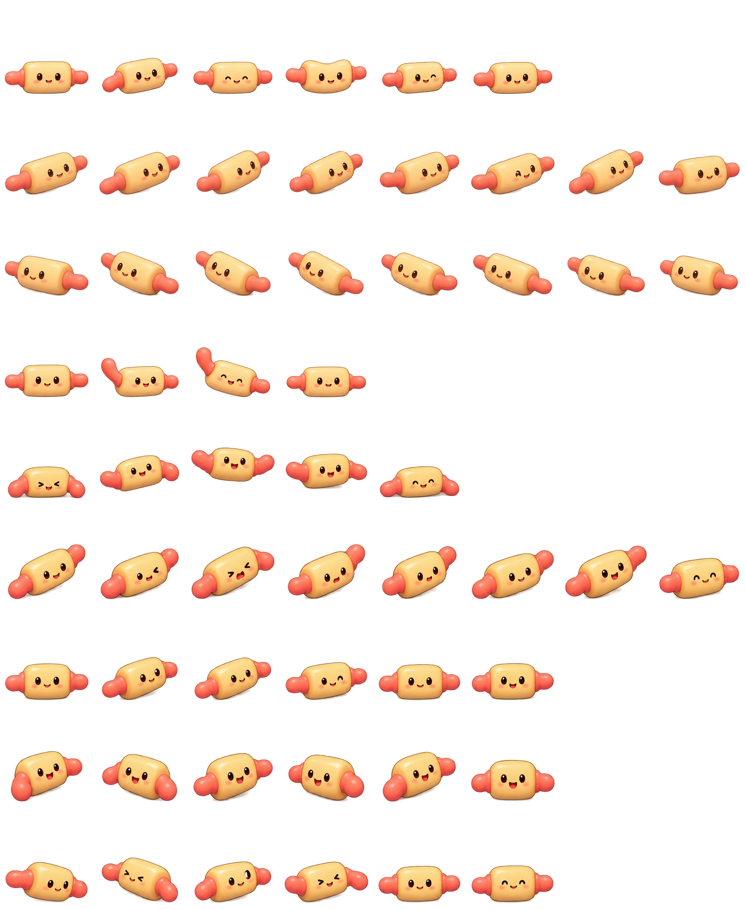 擀面杖滚团 Rolling Pin Rolly Codex pet original spritesheet