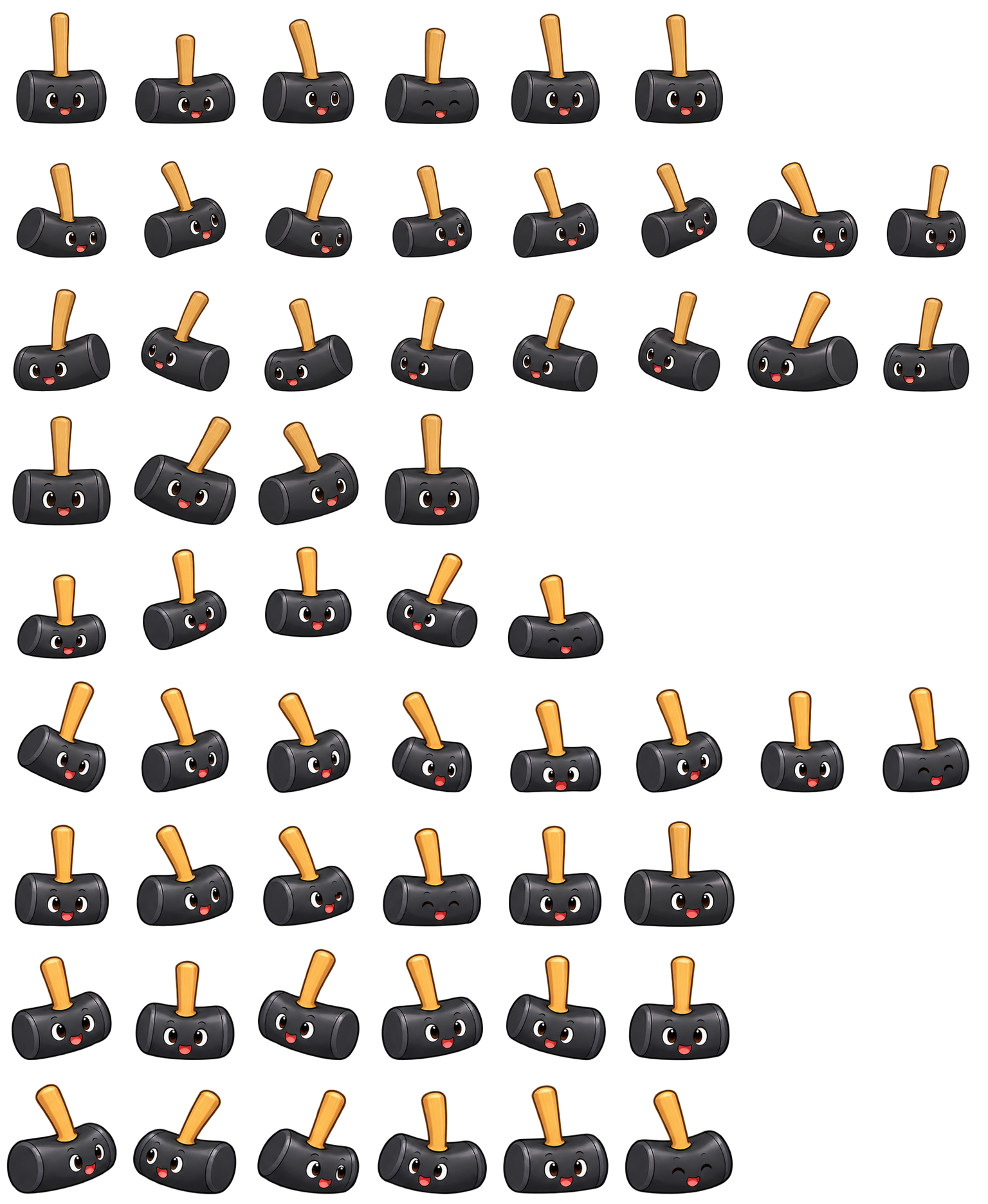 胶槌笃笃 Rubber Mallet Thump Codex pet original spritesheet
