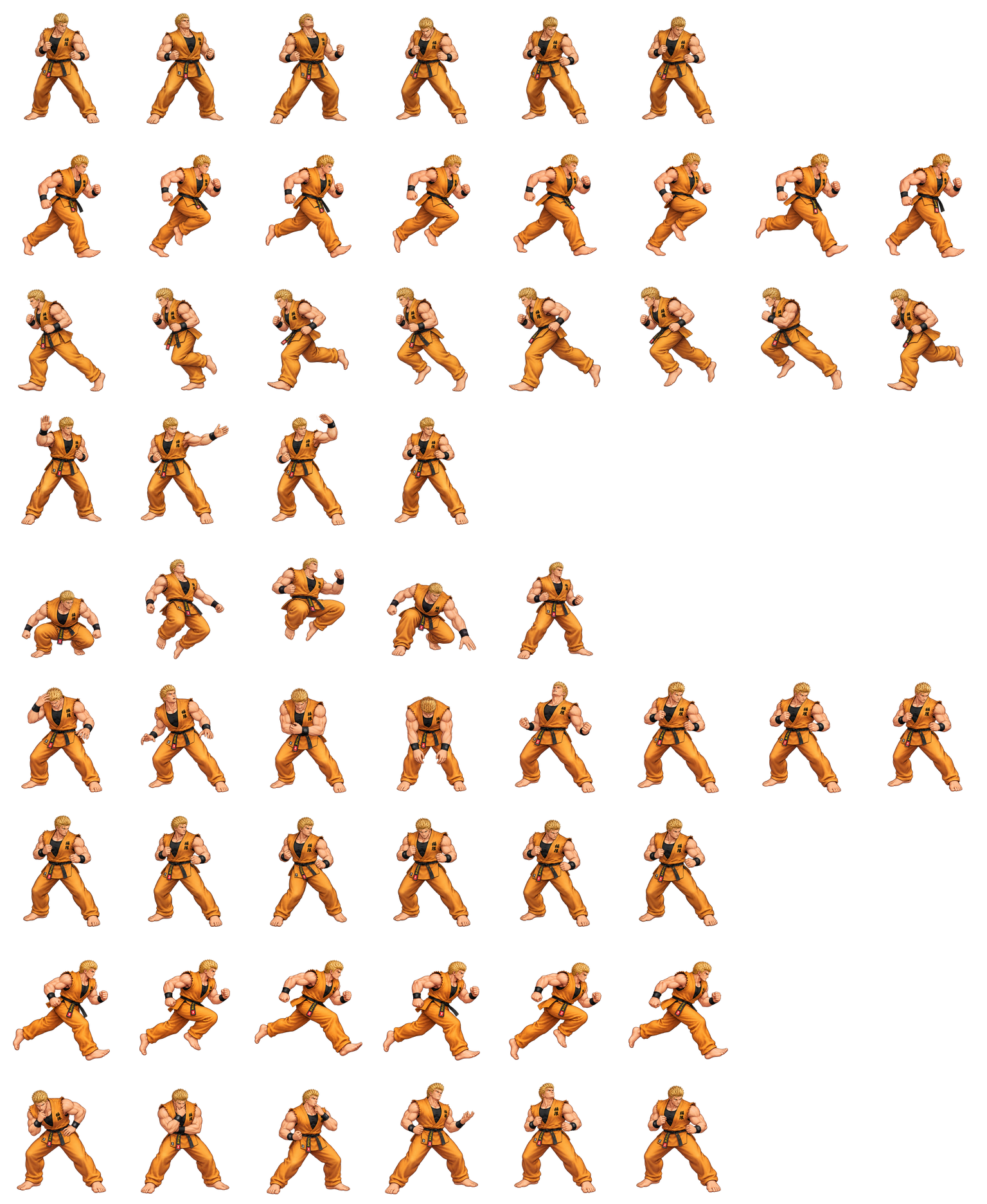 坂崎良 Ryo Sakazaki Codex pet original spritesheet