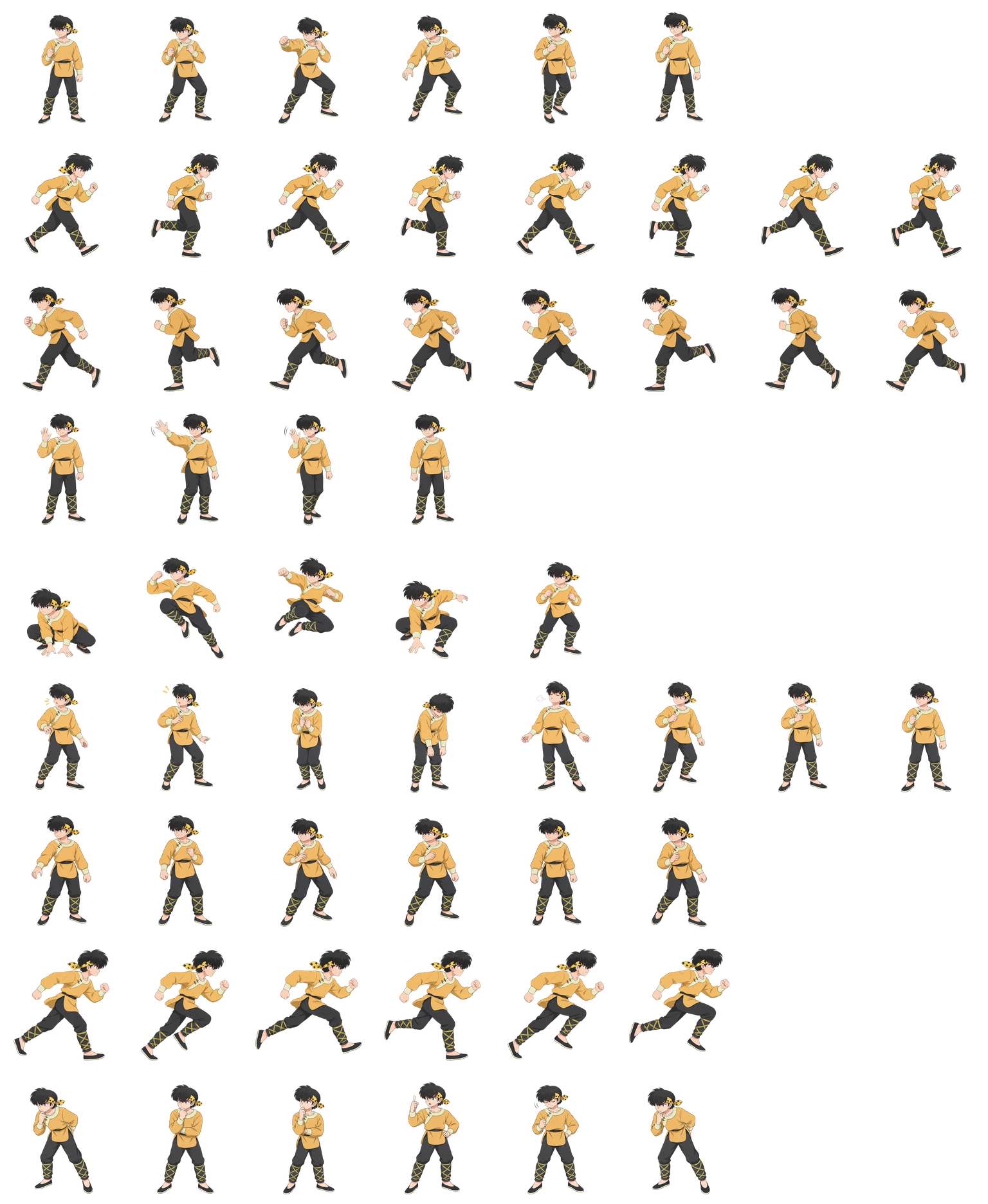 响良牙 Ryoga Hibiki Codex pet original spritesheet