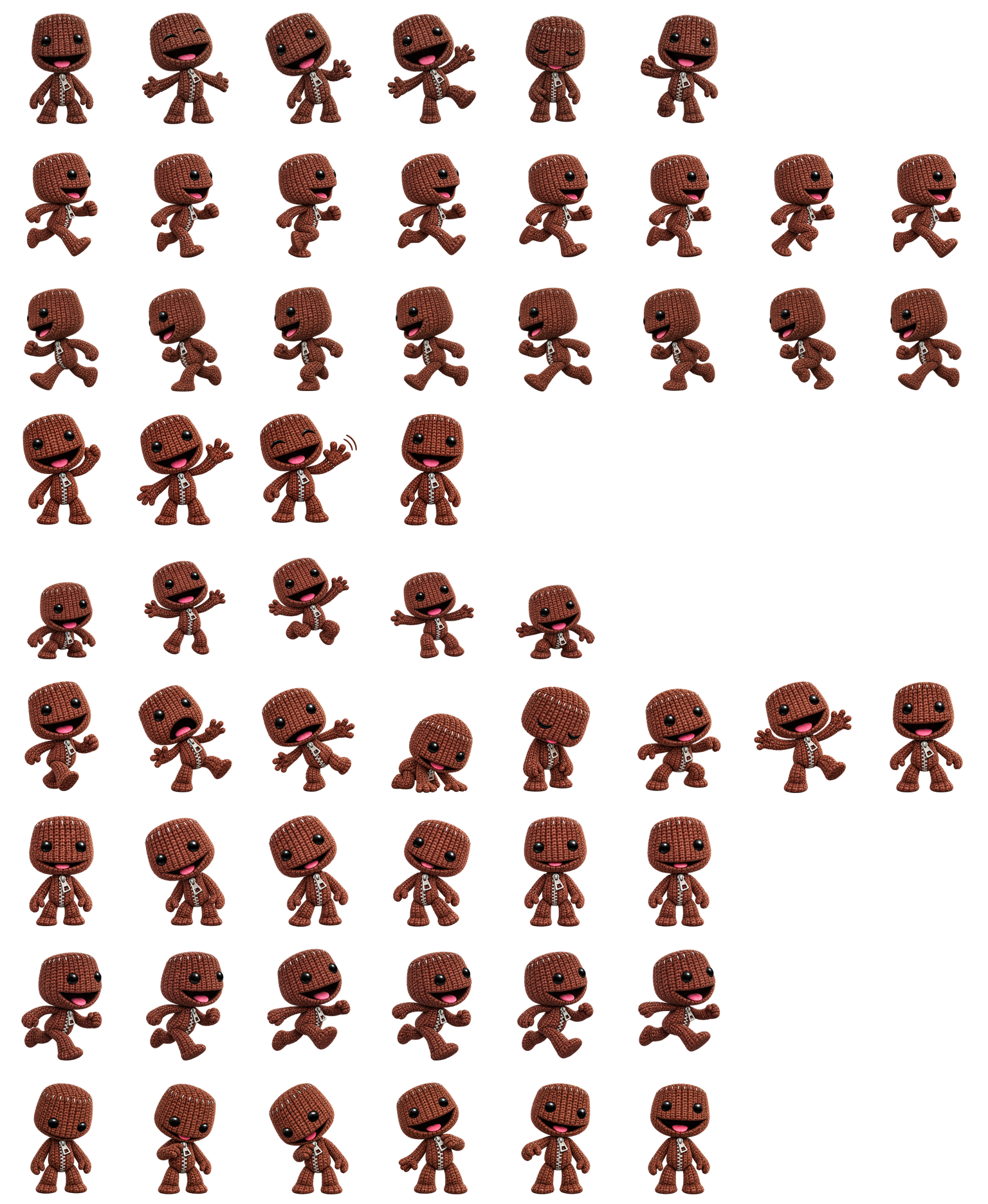 麻布仔 Sackboy Codex pet original spritesheet