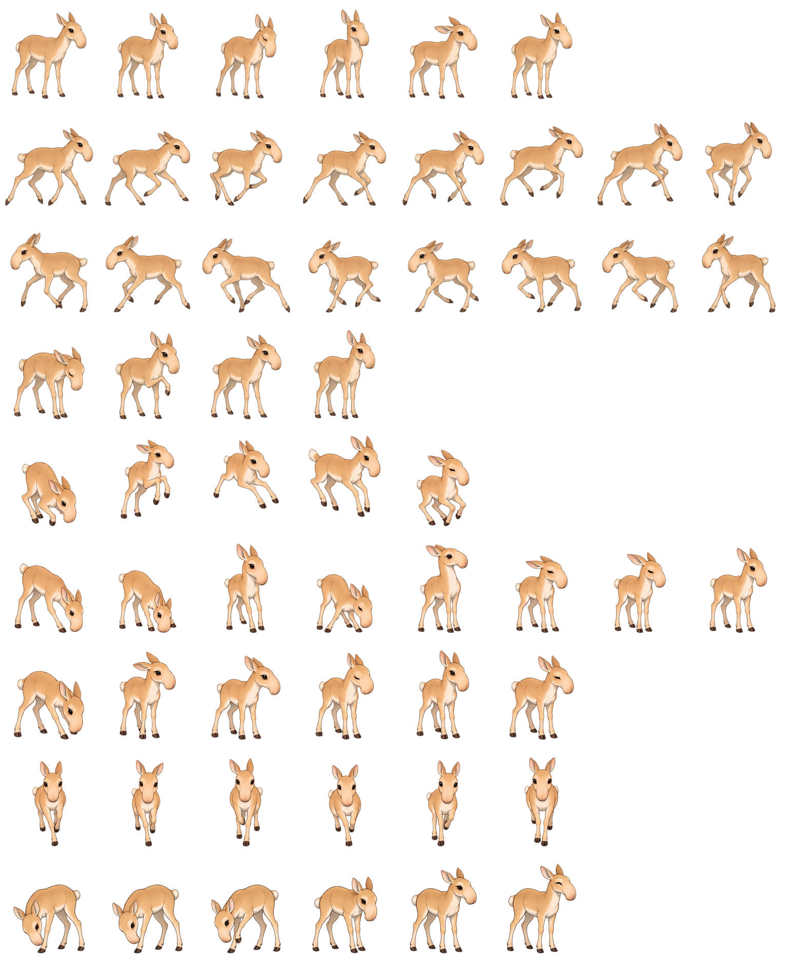 高鼻羚羊轻风 Saiga Breeze Codex pet original spritesheet