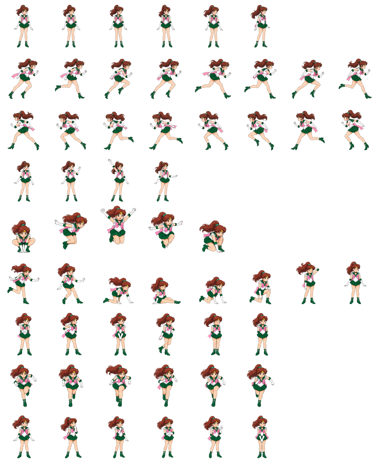 Sailor Jupiter — Cozy Fan Art Codex pet original spritesheet