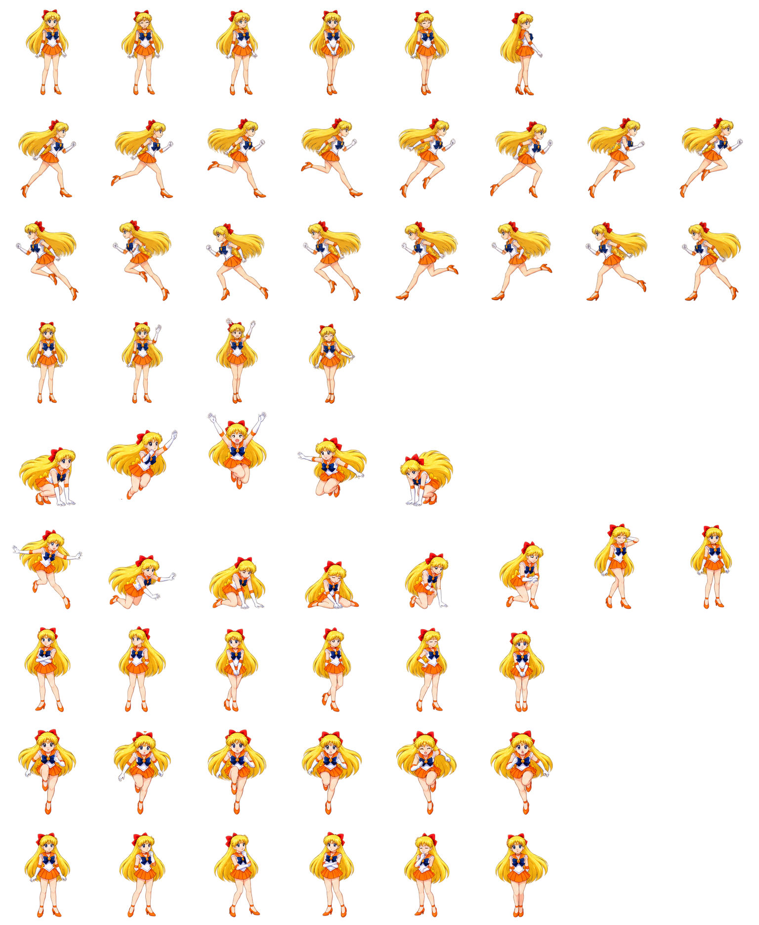 Sailor Venus — Cozy Fan Art Codex pet original spritesheet