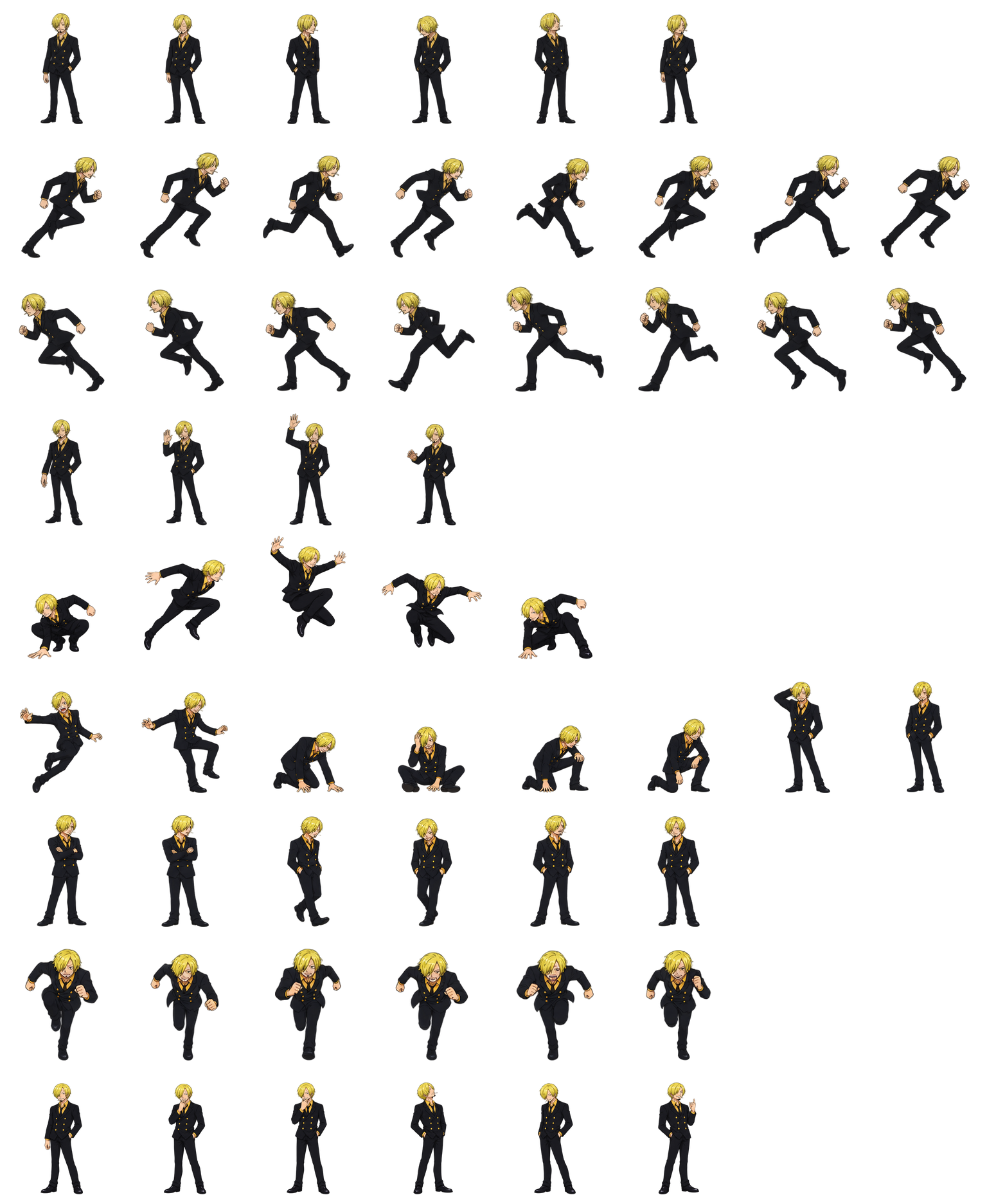 Sanji — Cozy Fan Art Codex pet original spritesheet