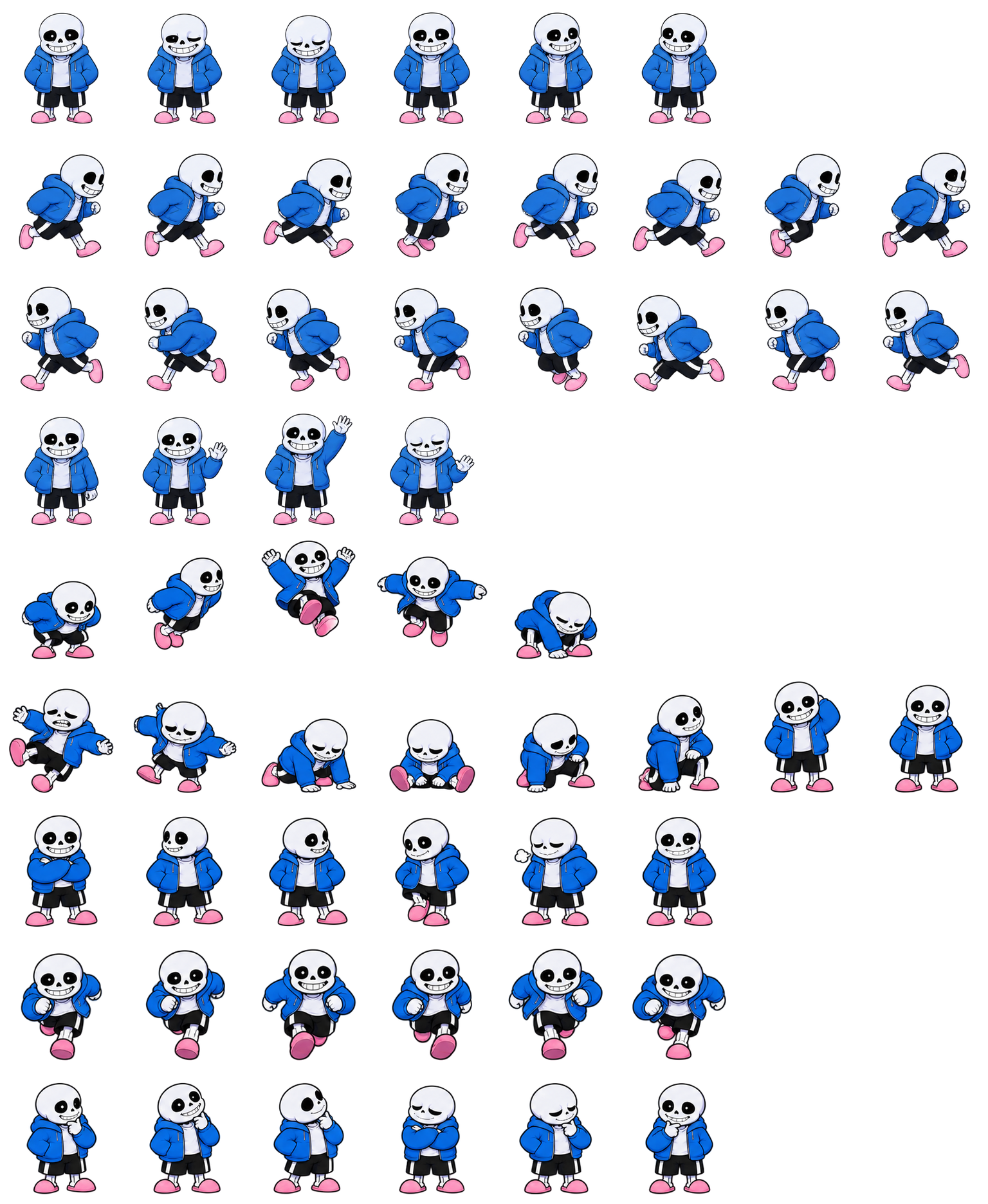 Sans — Cozy Fan Art Codex pet original spritesheet