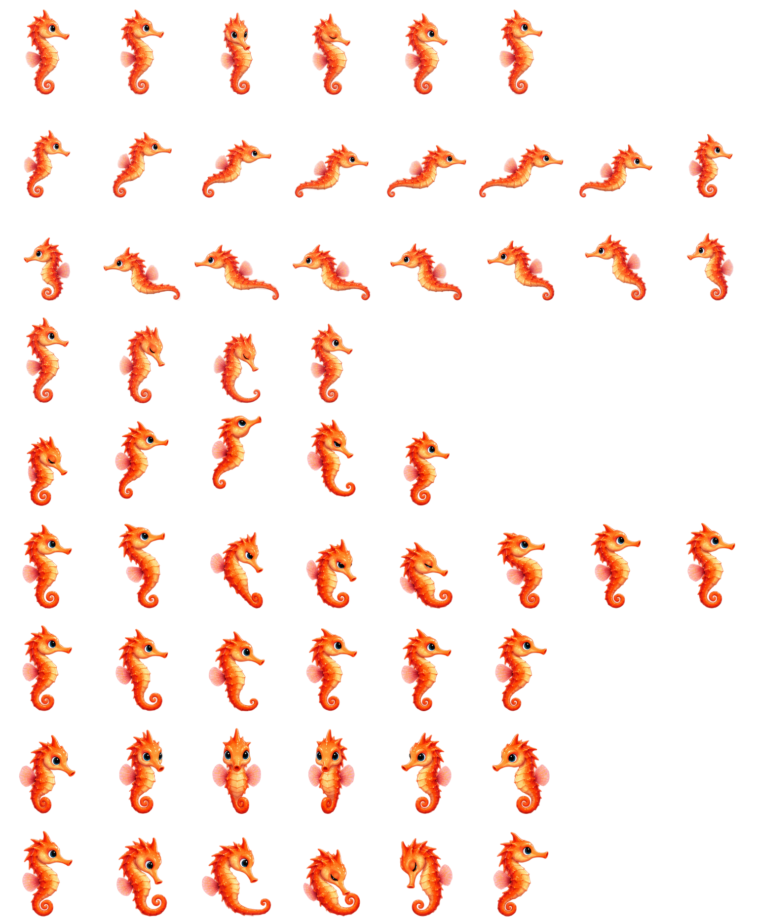海马珊瑚 Sea Horse Coral Codex pet original spritesheet