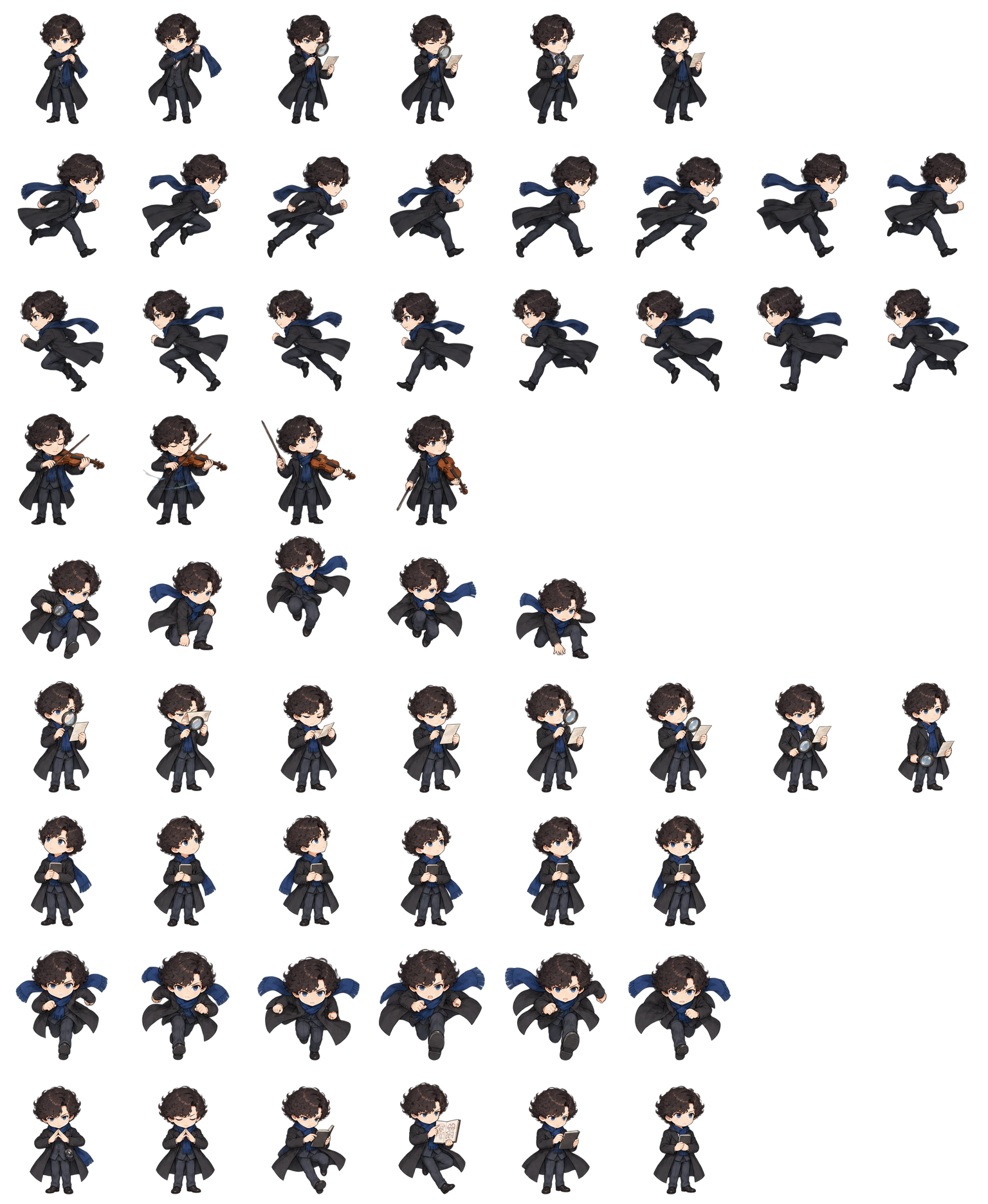 夏洛克·福尔摩斯（BBC版） Sherlock Holmes (BBC Sherlock) Codex pet original spritesheet