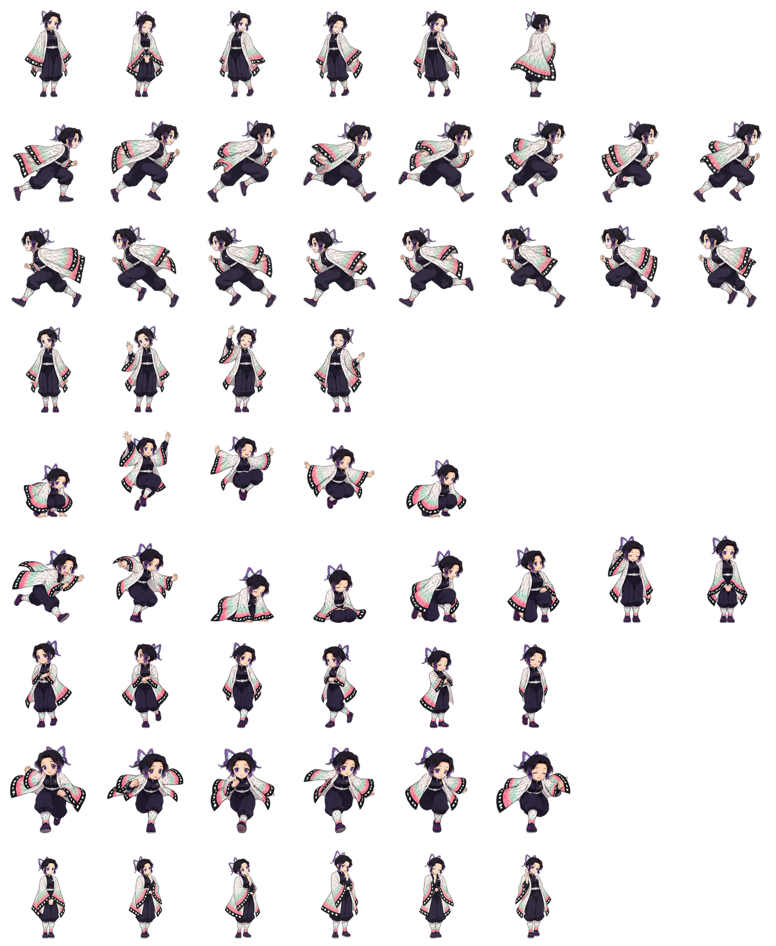 Shinobu Kocho — Cozy Fan Art Codex pet original spritesheet