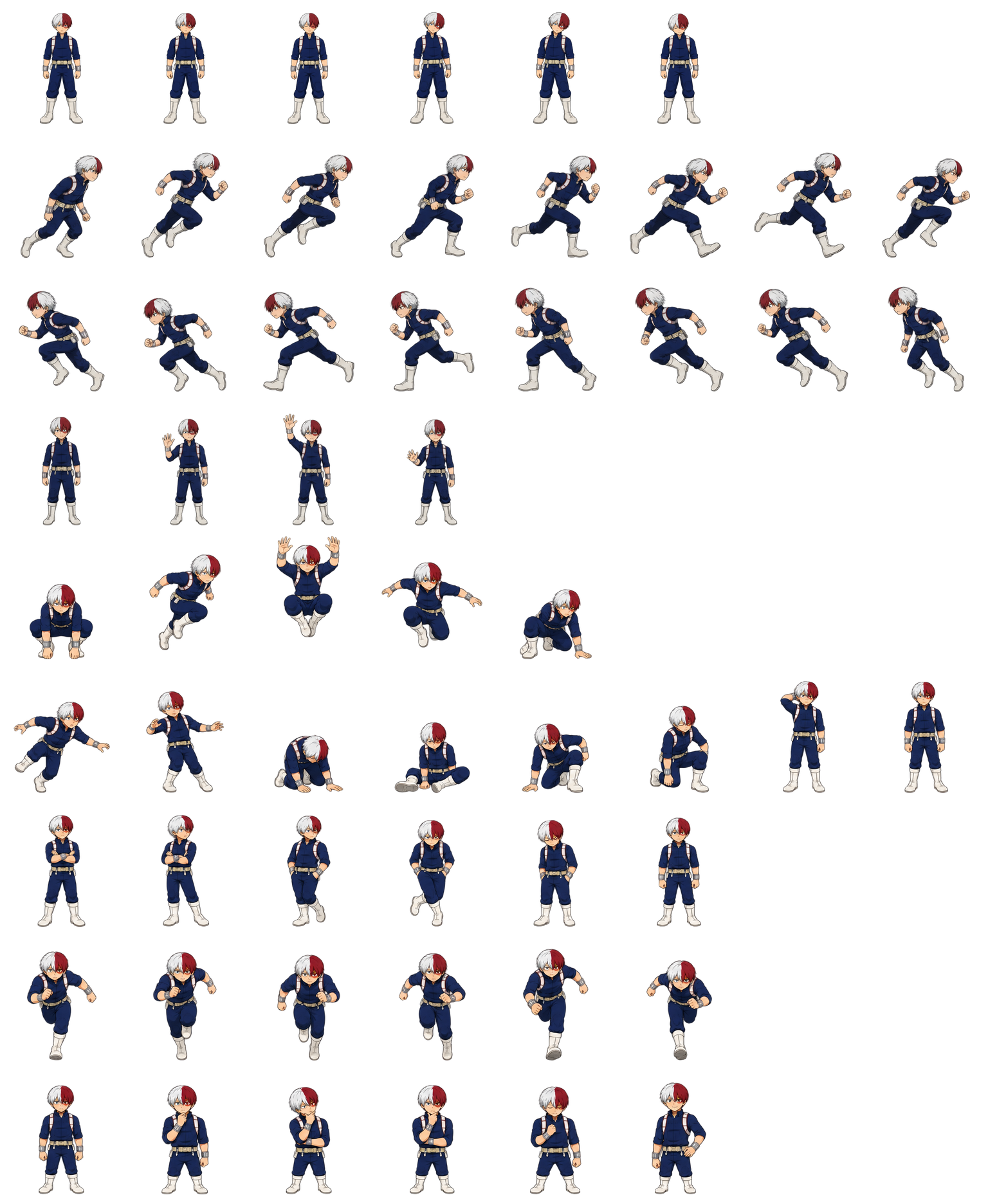 Shoto Todoroki — Cozy Fan Art Codex pet original spritesheet
