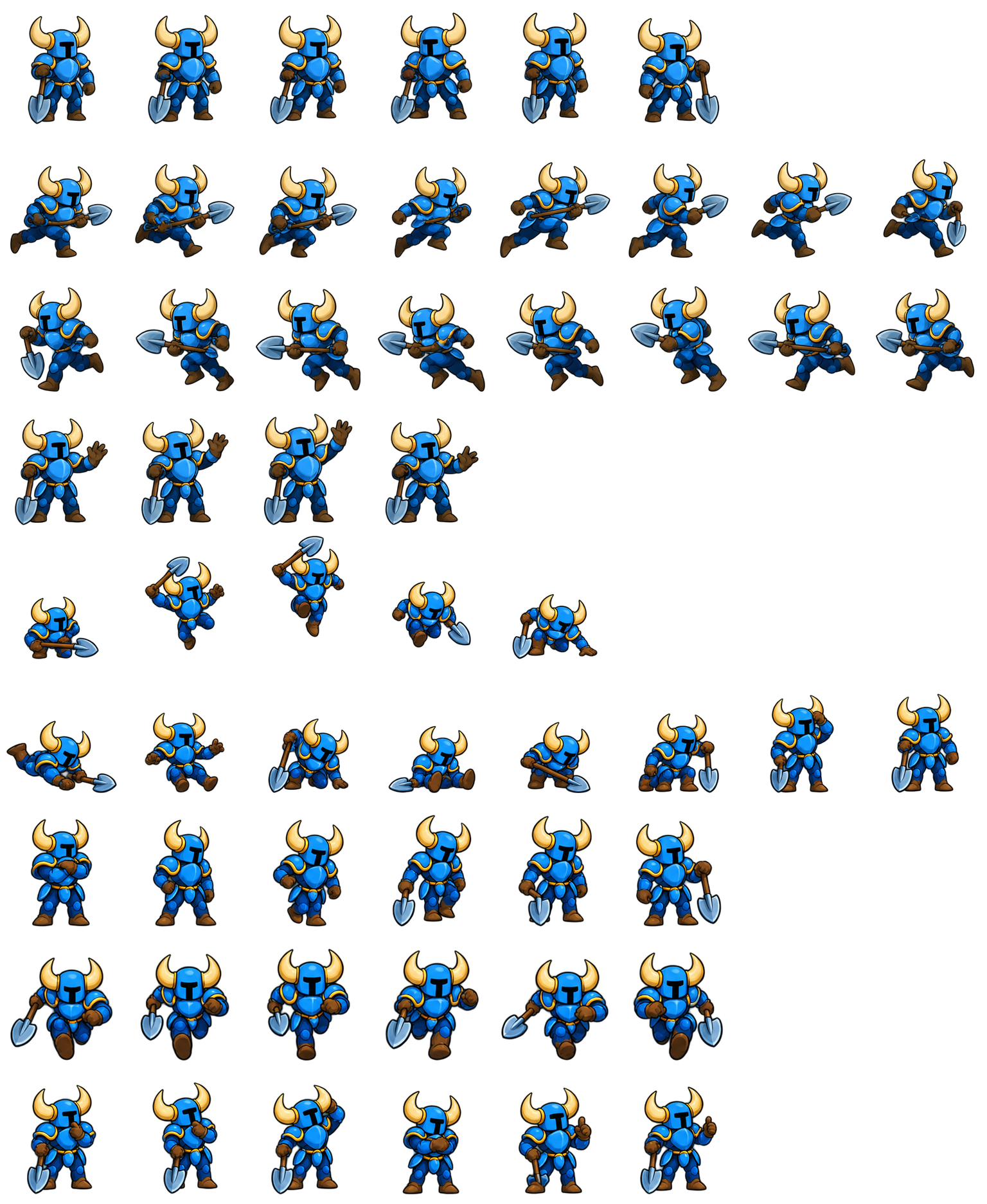 Shovel Knight — Cozy Fan Art Codex pet original spritesheet