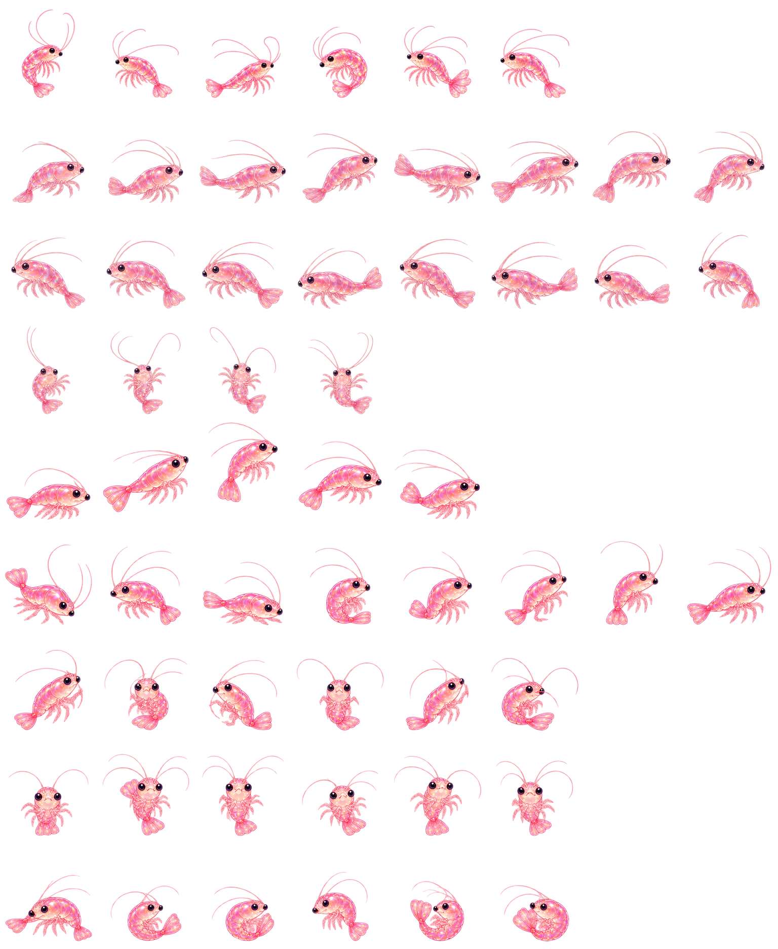 水晶虾 Shrimp Crystal Codex pet original spritesheet