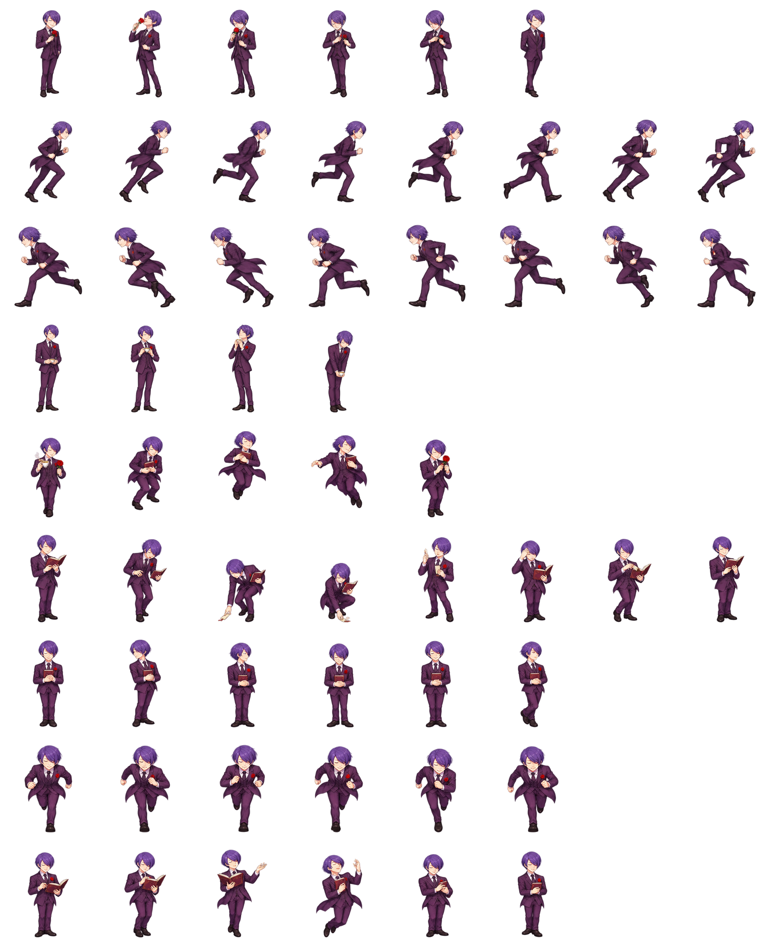 月山习 Shuu Tsukiyama Codex pet original spritesheet