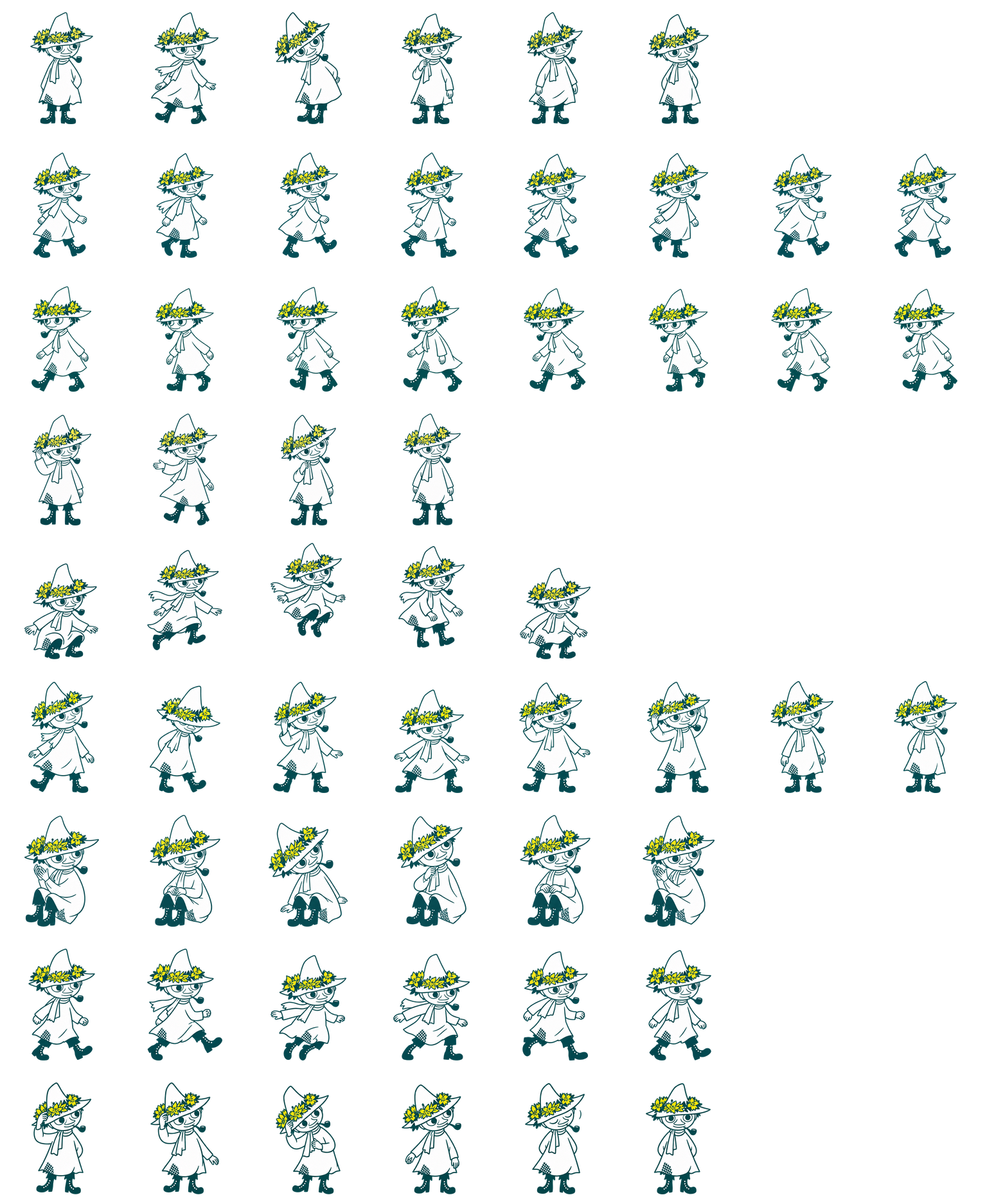 史力奇 Snufkin Codex pet original spritesheet
