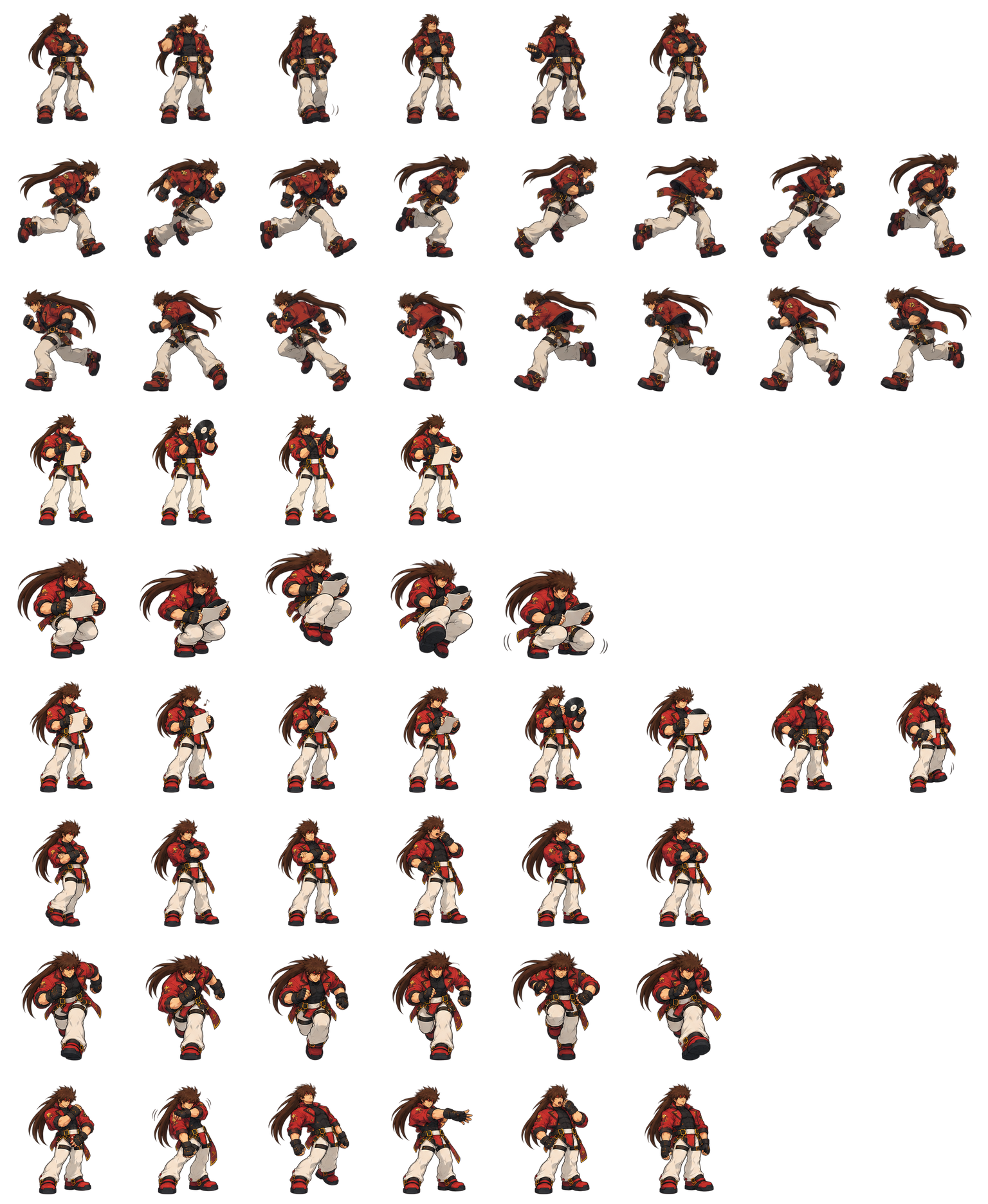 索尔·巴德盖 Sol Badguy Codex pet original spritesheet