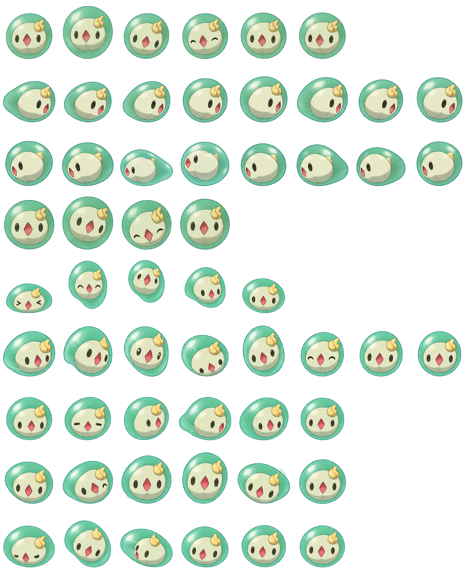 单卵细胞球 Solosis Codex pet original spritesheet