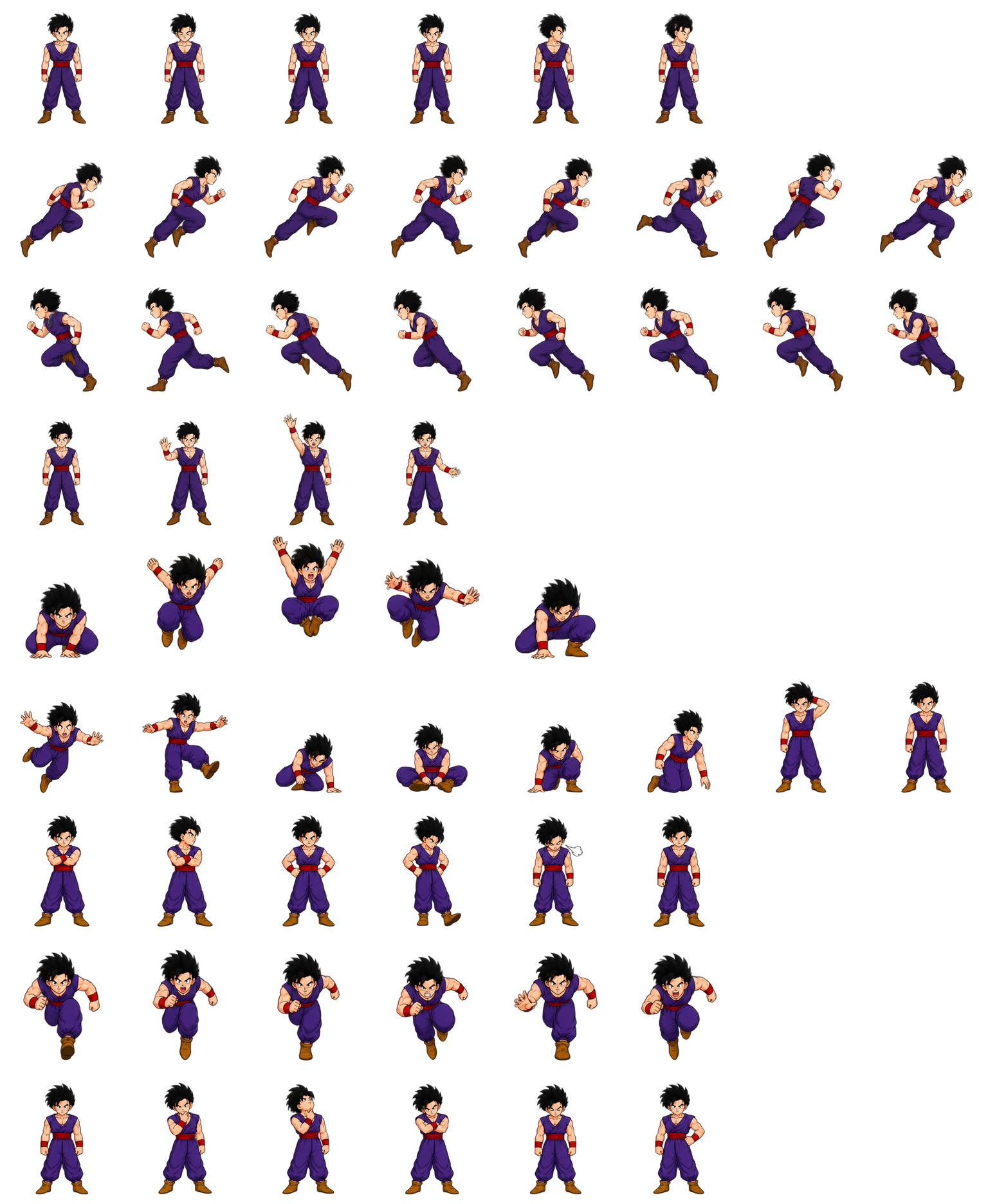 Son Gohan — Cozy Fan Art Codex pet original spritesheet