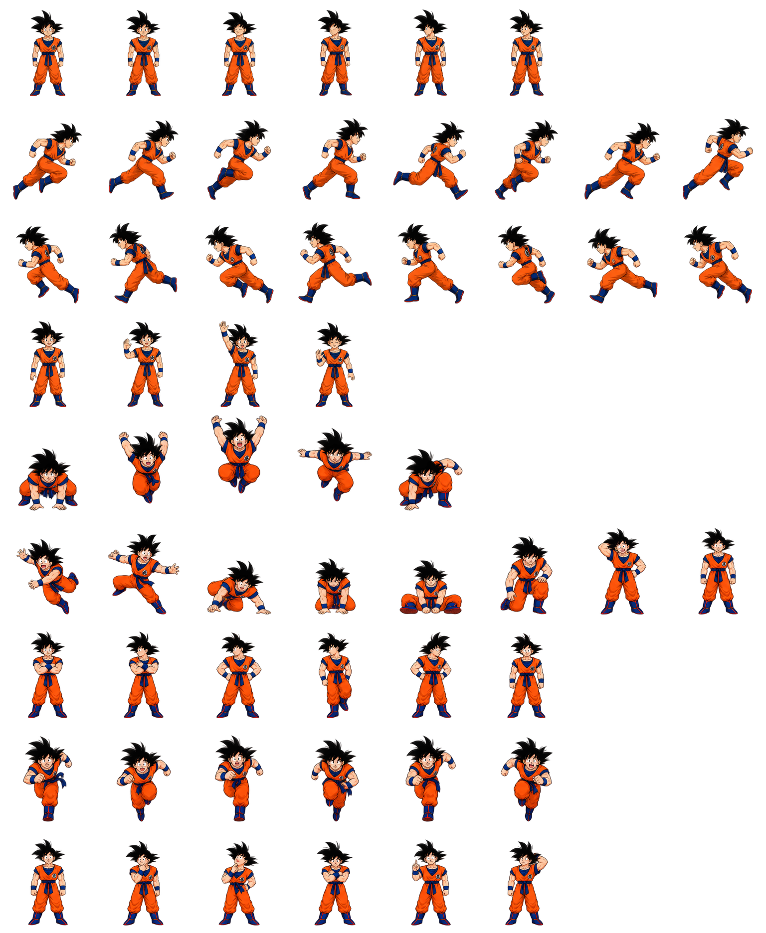 Son Goku — Cozy Fan Art Codex pet original spritesheet