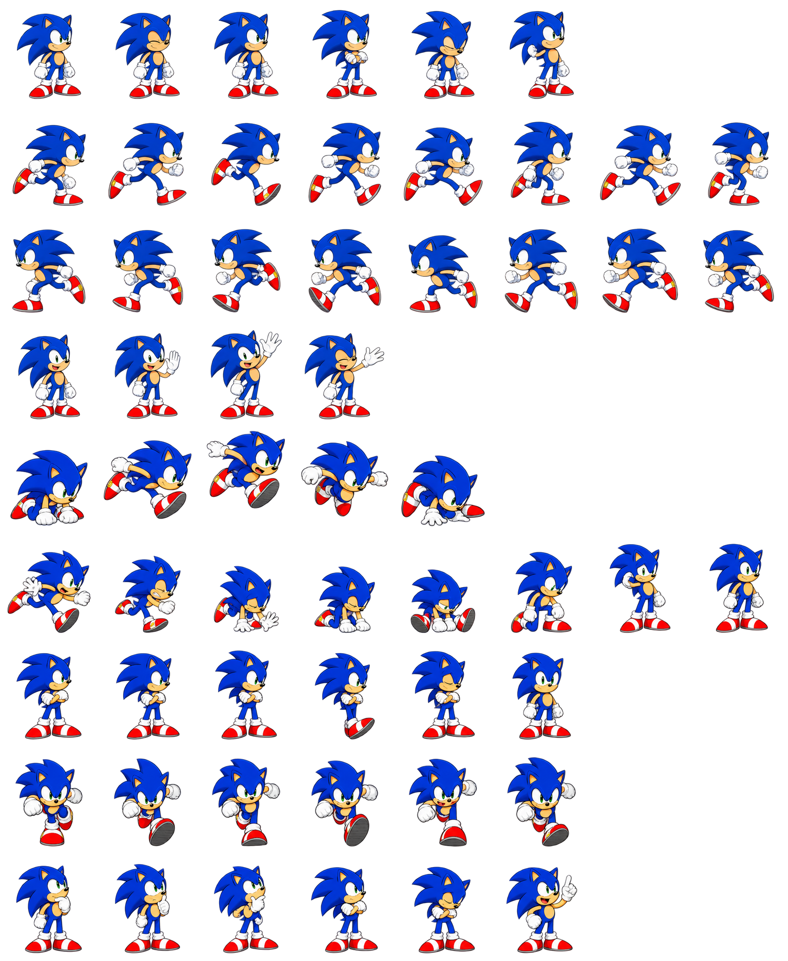 Sonic the Hedgehog — Cozy Fan Art Codex pet original spritesheet