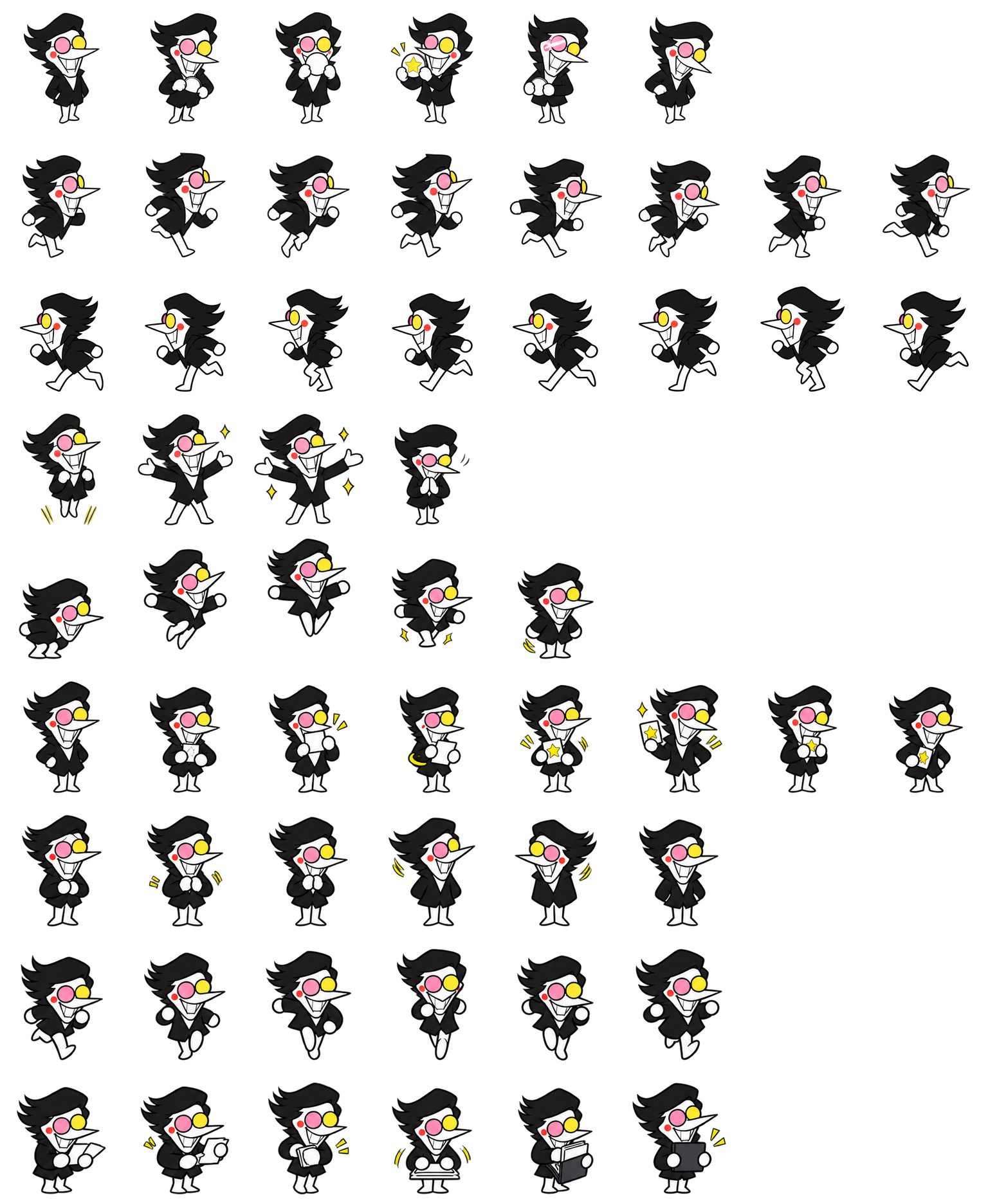 斯潘顿 Spamton G. Spamton Codex pet original spritesheet