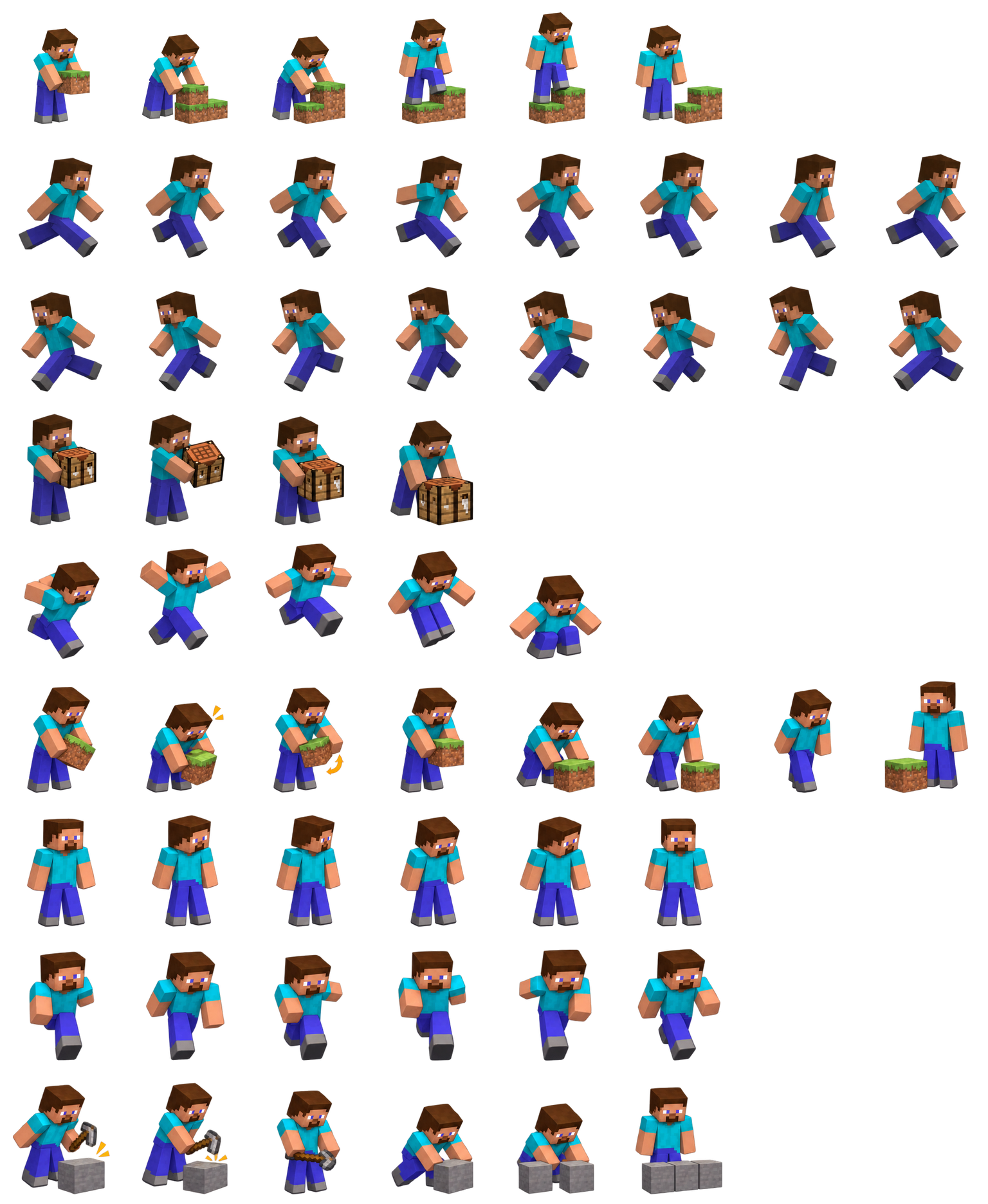 史蒂夫 Steve Codex pet original spritesheet