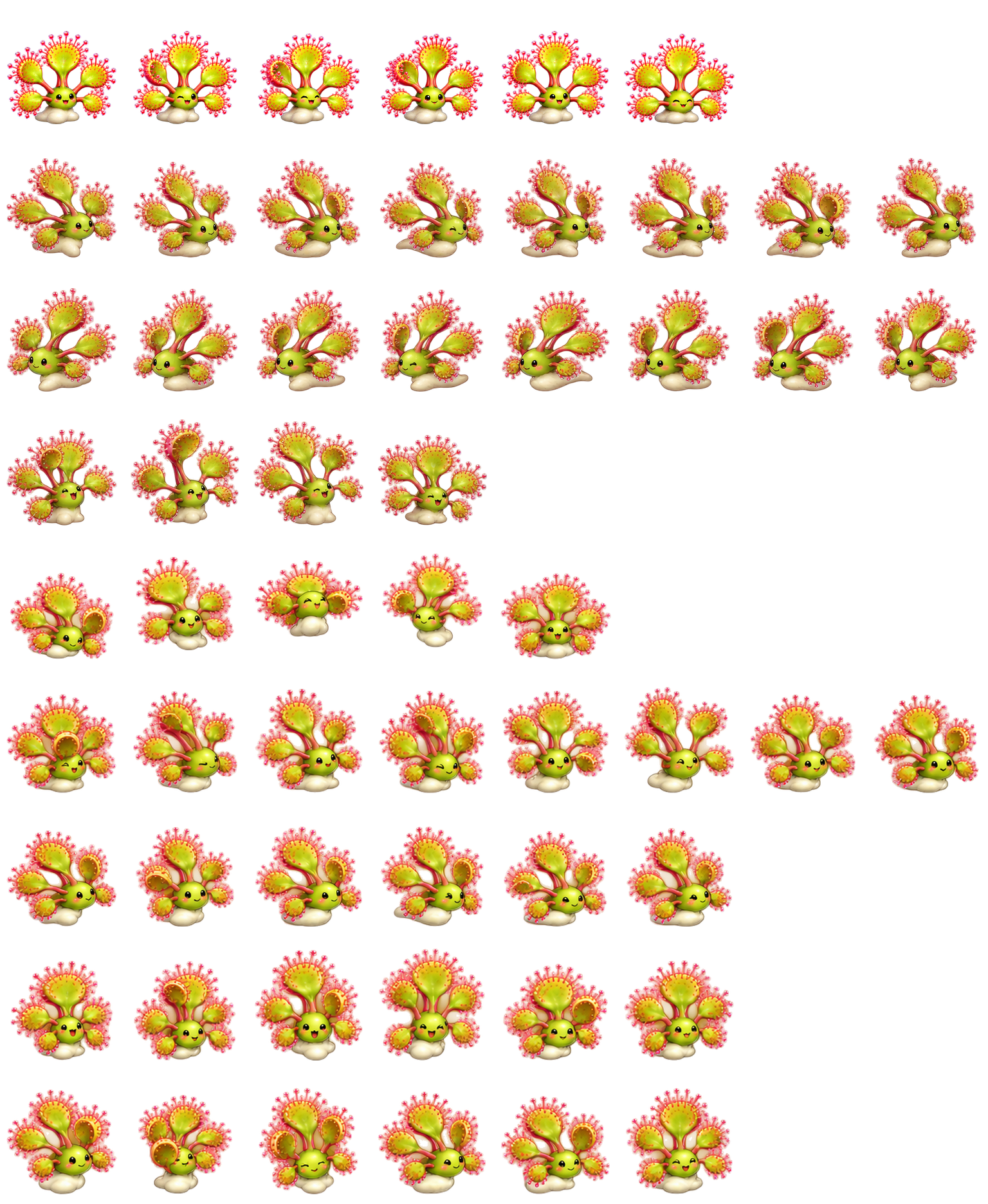 茅膏菜卷卷 Sundew Curl Codex pet original spritesheet
