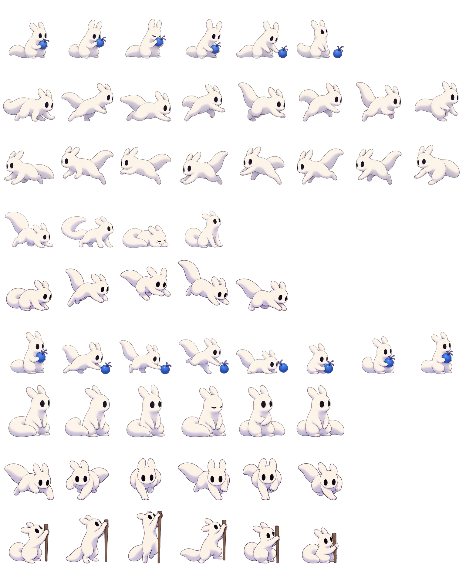 求生者蛞蝓猫 Survivor Slugcat Codex pet original spritesheet