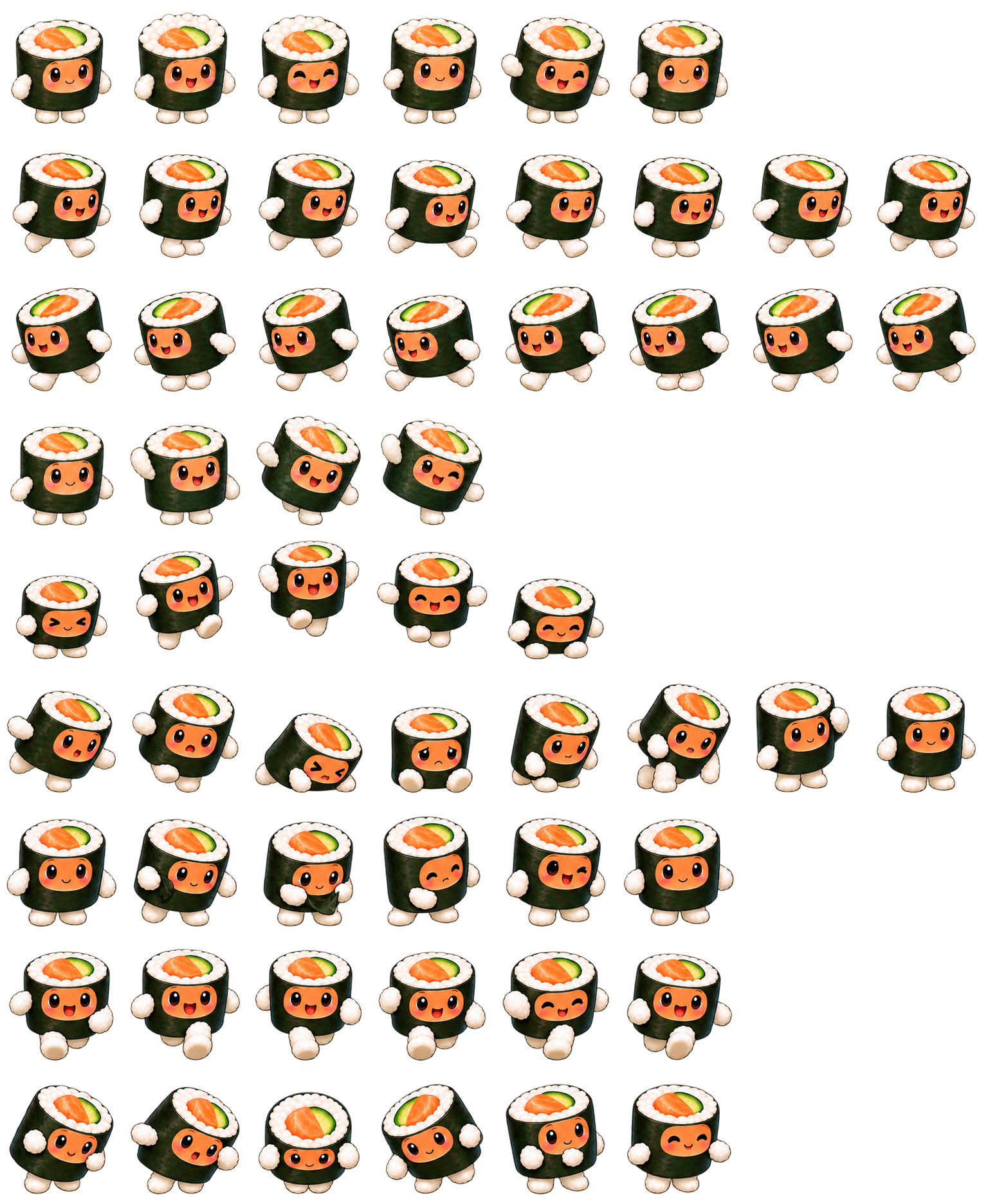 寿司海苔 Sushi Roll Nori Codex pet original spritesheet