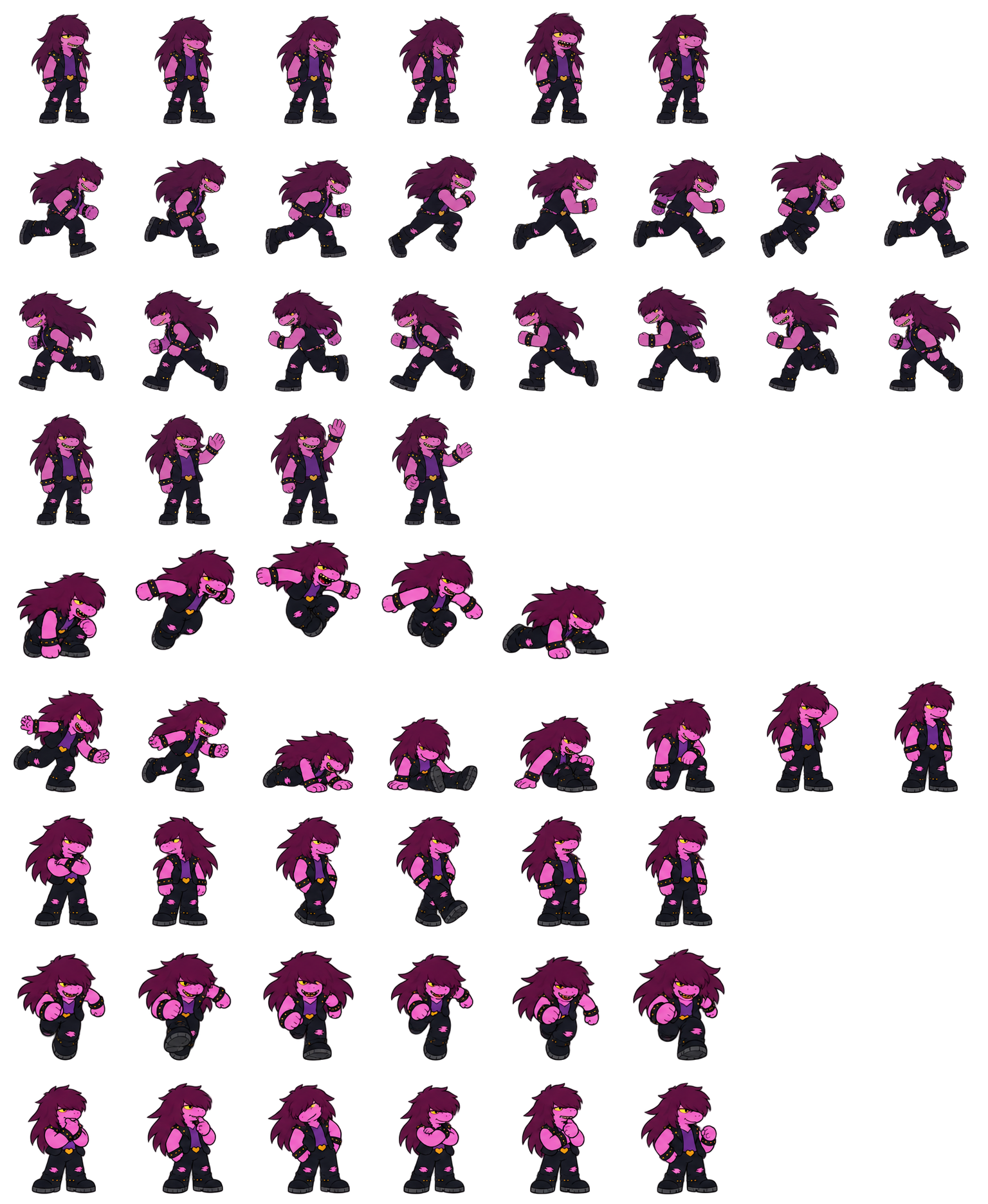 Susie — Cozy Fan Art Codex pet original spritesheet