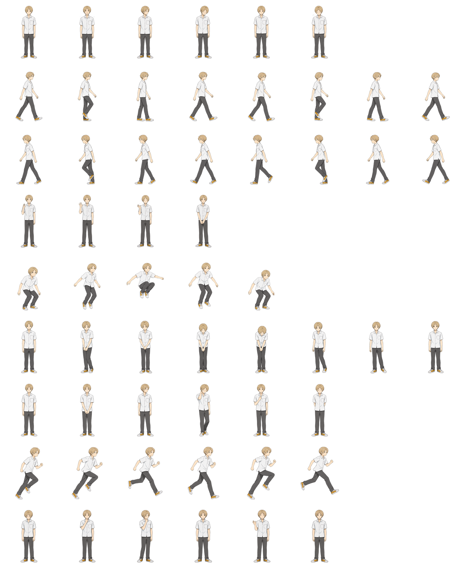 夏目贵志 Takashi Natsume Codex pet original spritesheet