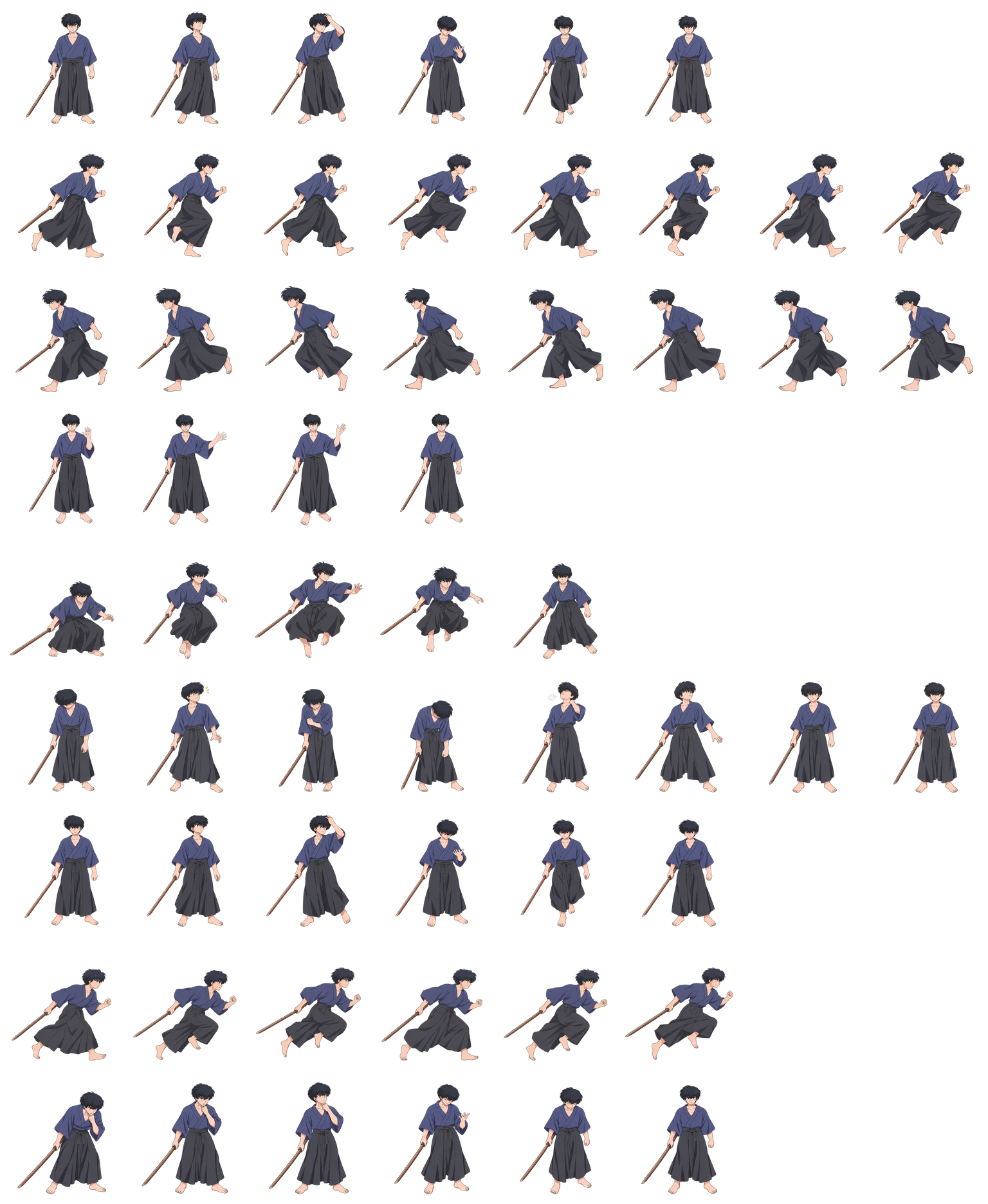 九能带刀 Tatewaki Kuno Codex pet original spritesheet