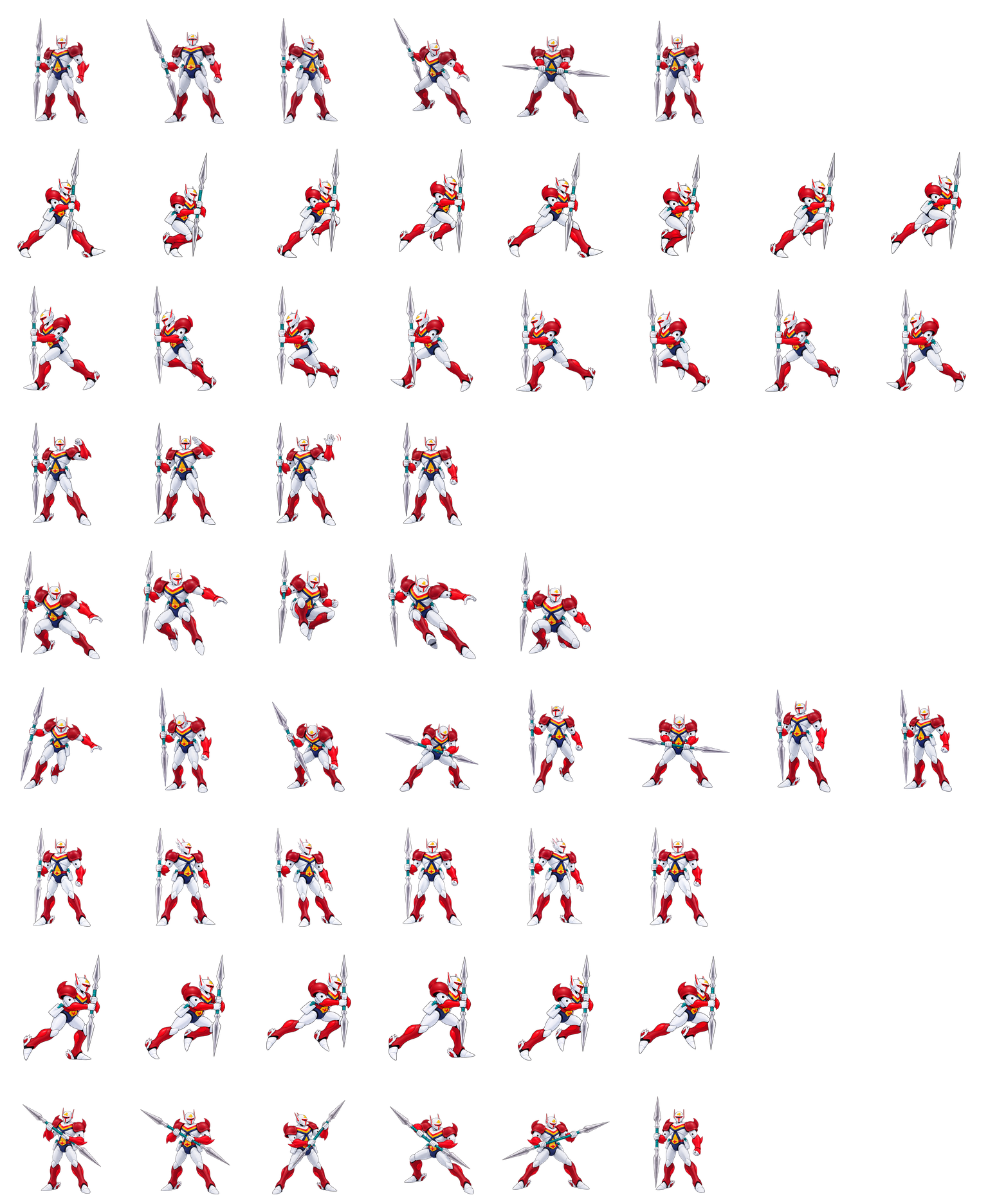 铁甲人 Tekkaman Codex pet original spritesheet