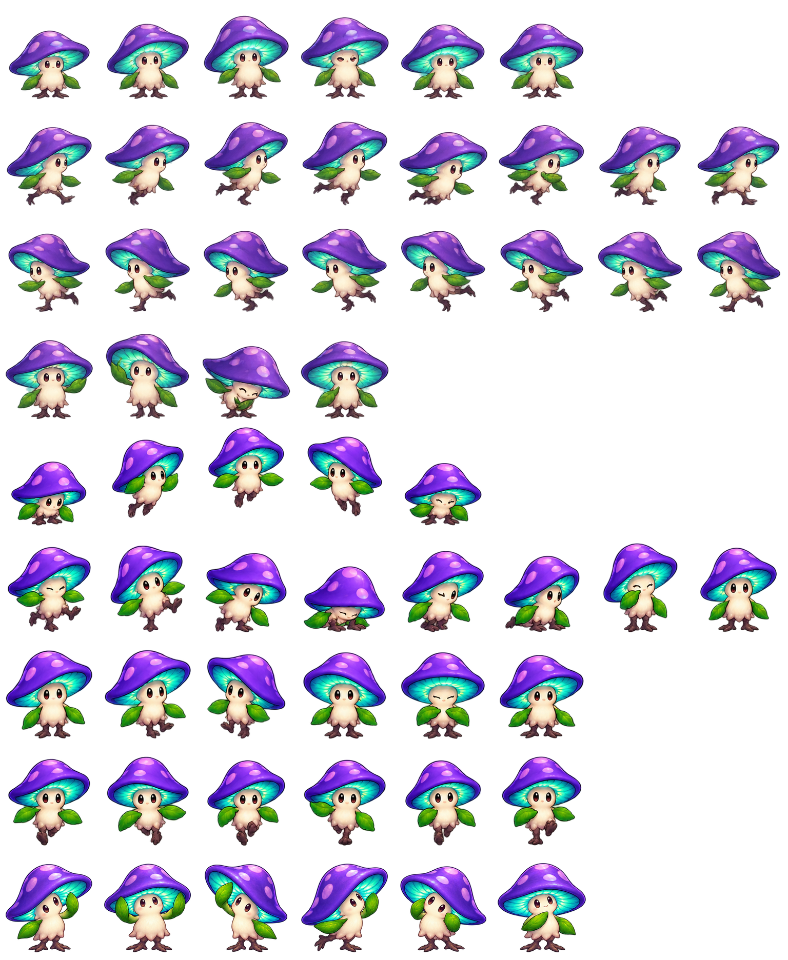 终端蘑菇 Terminal Mushroom Prompt Codex pet original spritesheet