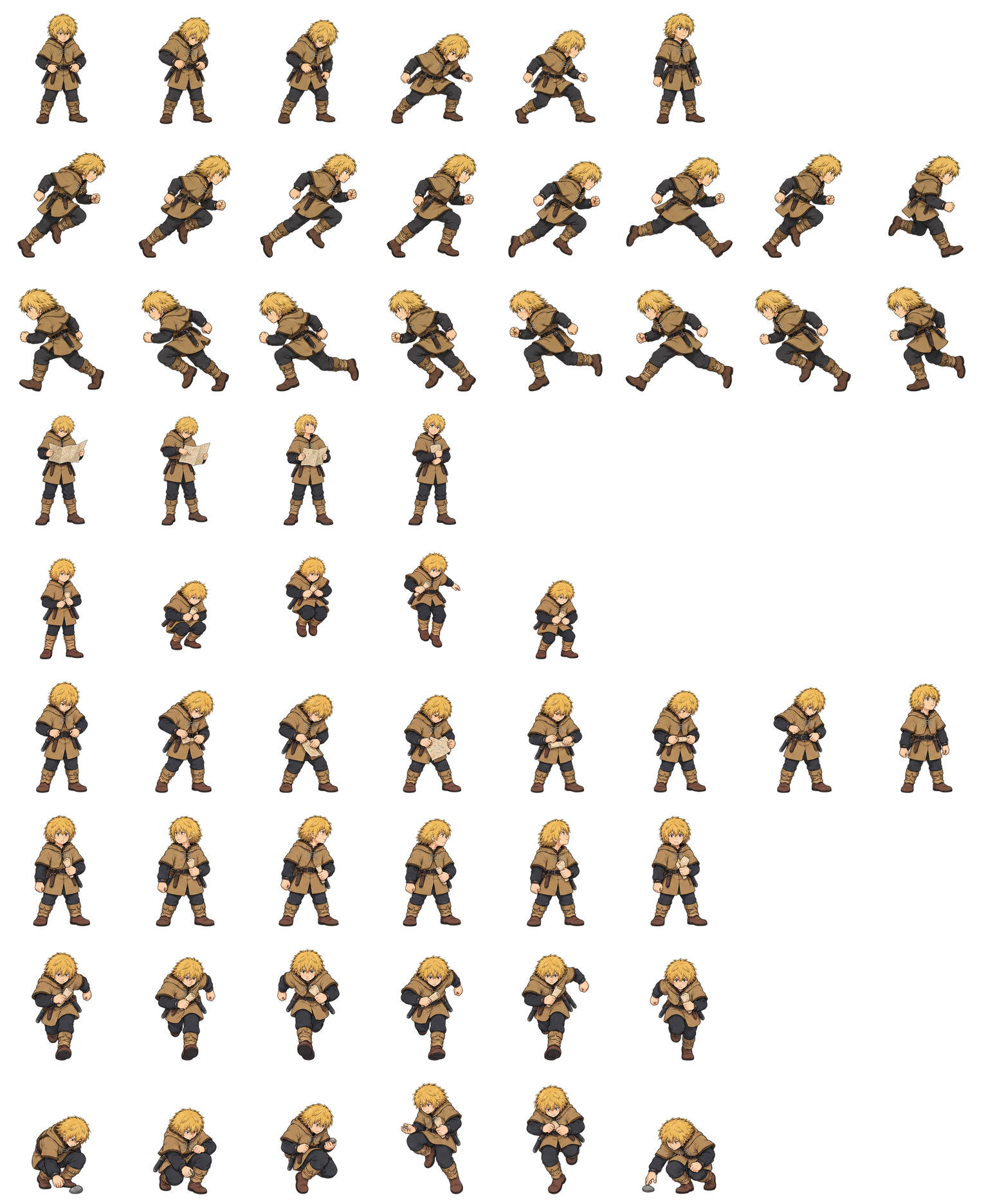 托尔芬 Thorfinn Codex pet original spritesheet