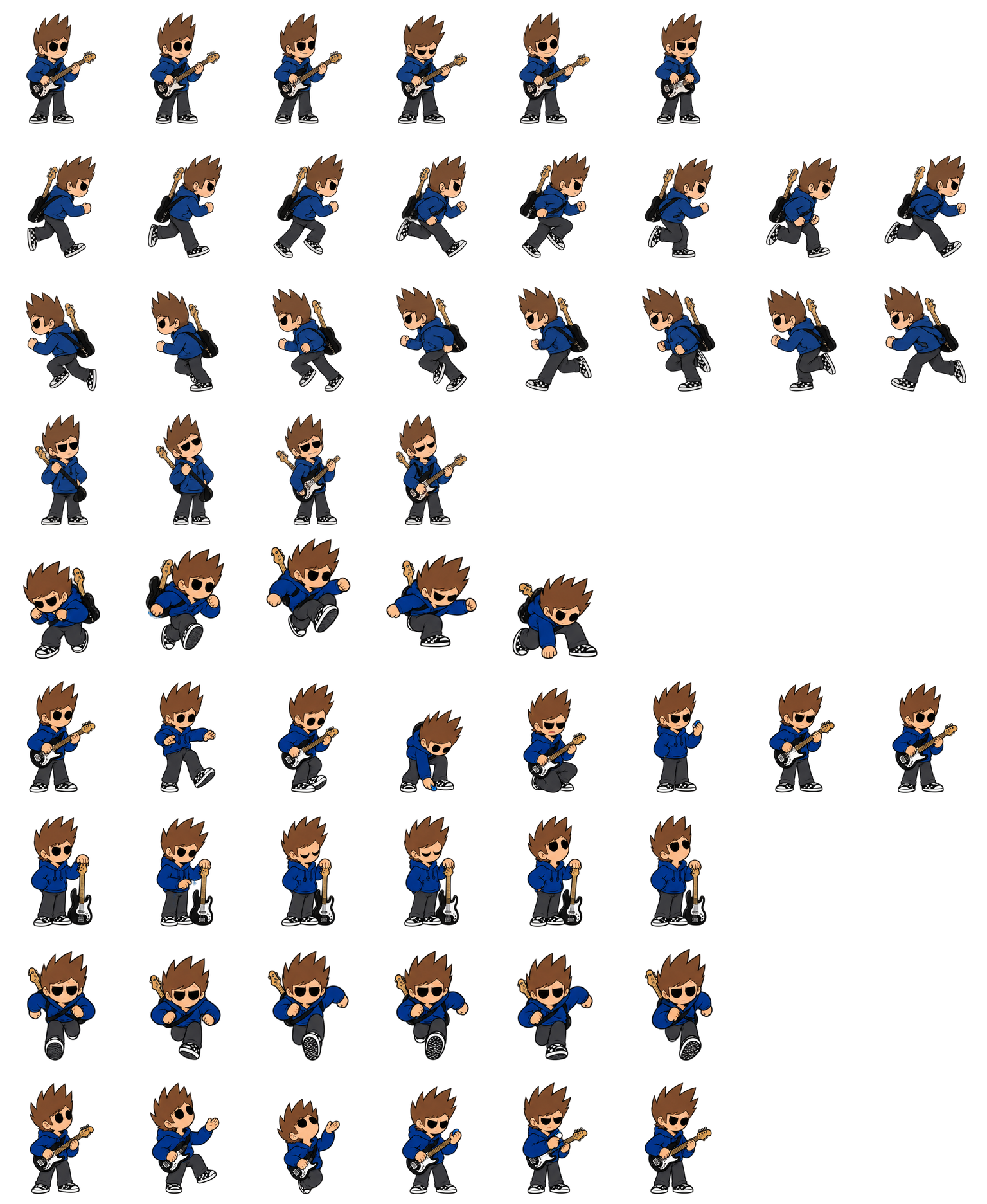 汤姆（艾德的世界） Tom (Eddsworld) Codex pet original spritesheet