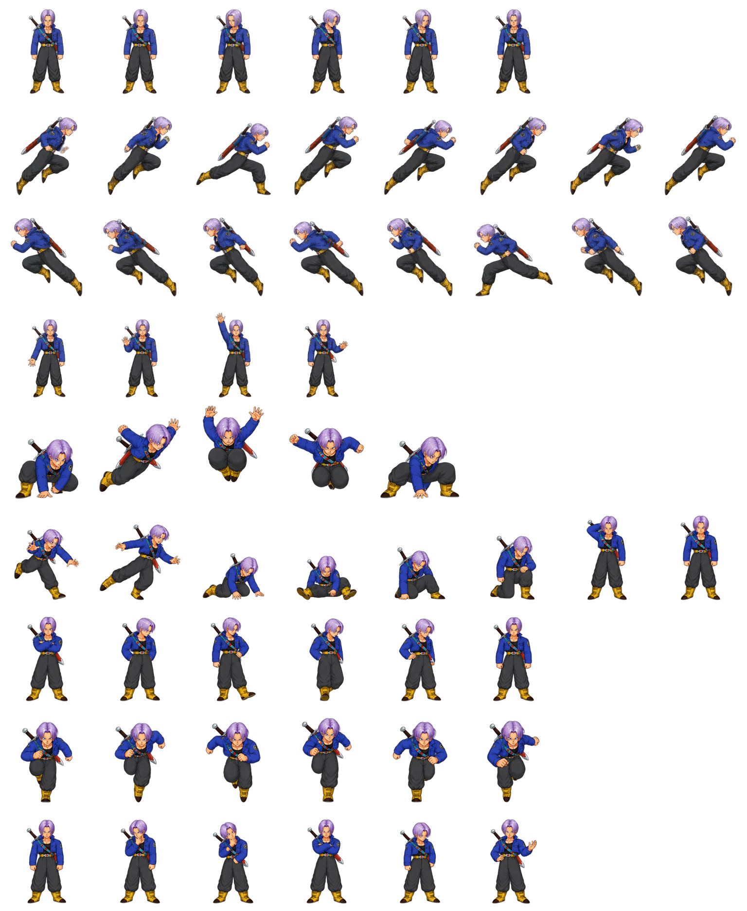 Trunks — Cozy Fan Art Codex pet original spritesheet